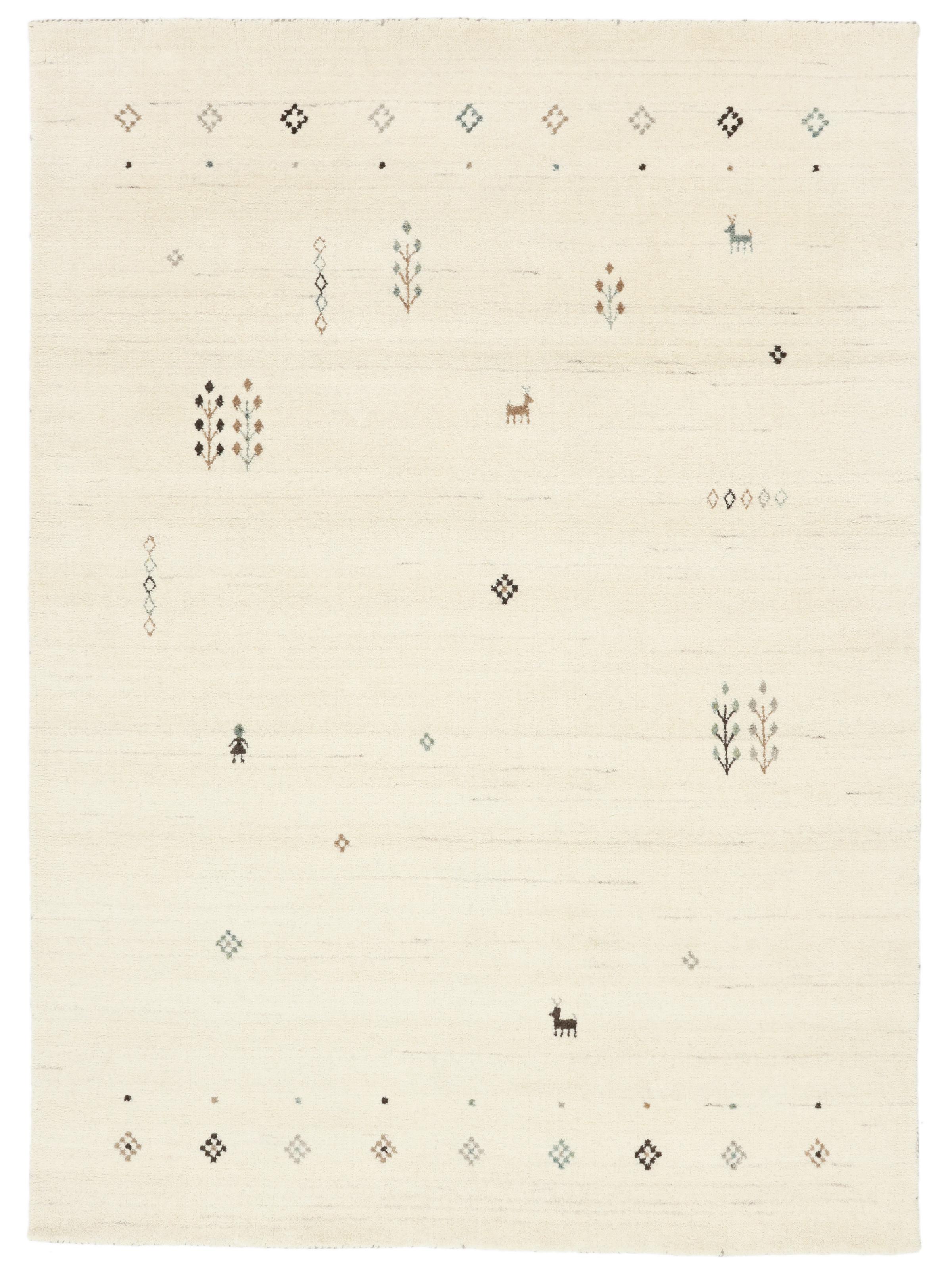 Rugvista premium - Gabbeh Giza - Off White 160 x 230 cm Wool Rug - Rugvista