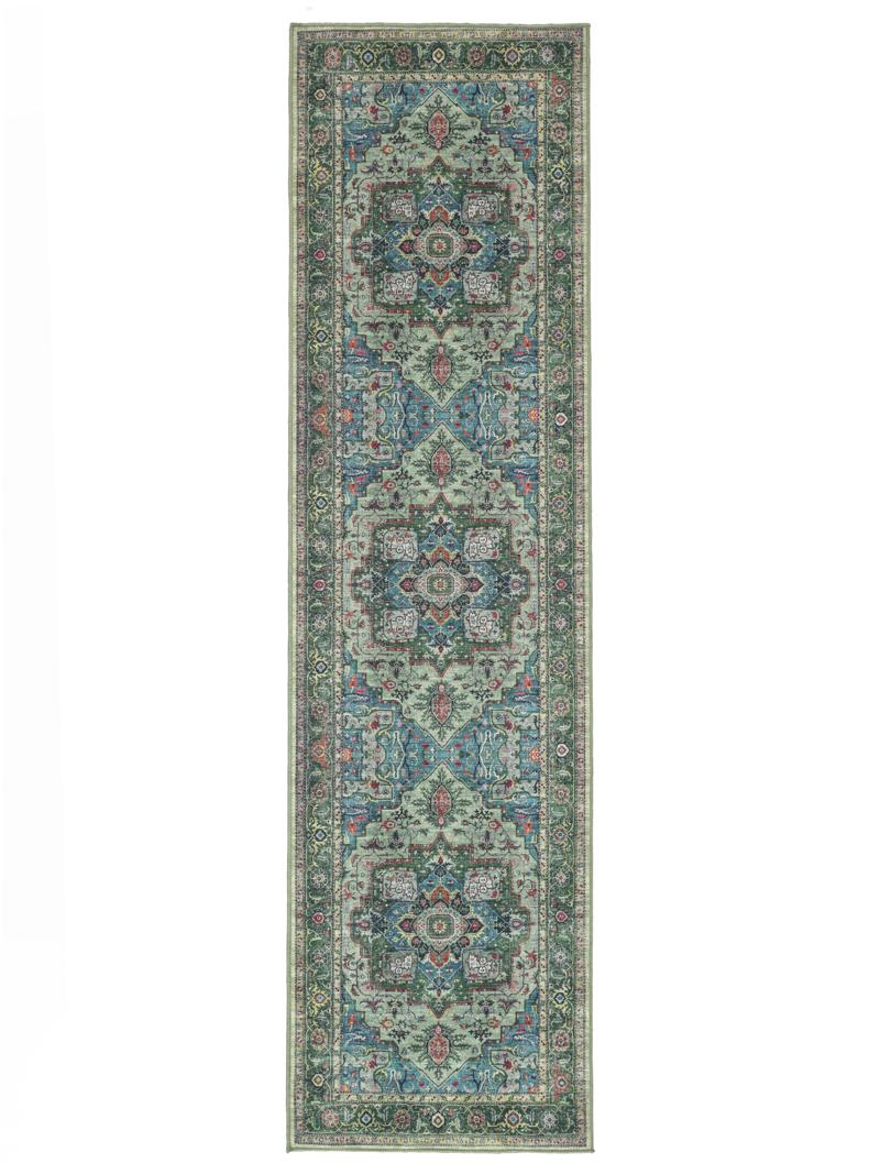 Georgia Oriental - Groen / Multicolor