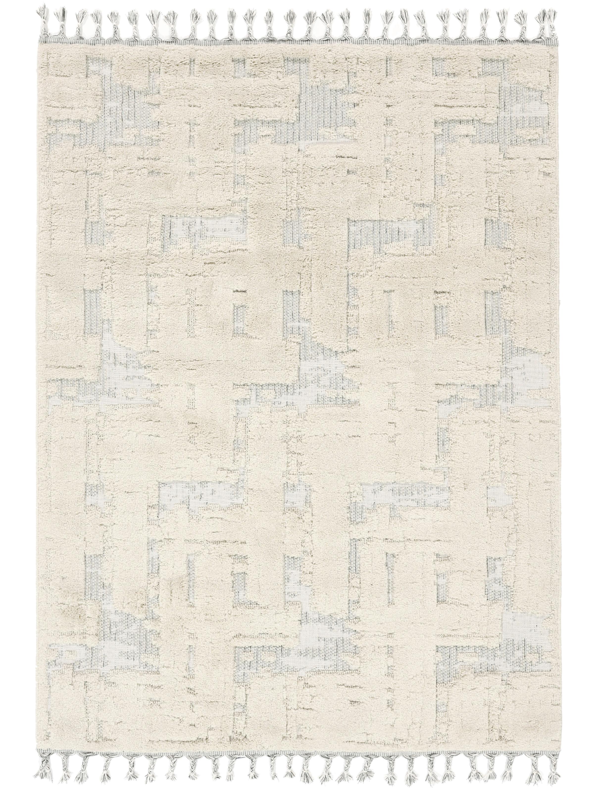 RugVista Smears, Vloerkleed, Moderne vloerkleden, 200 cm, Rond, Middelpolig, Woonkamer, Slaapkamer, Alleen chemisch reinigen, oeko_tex_100, Crème wit Beige/Groen