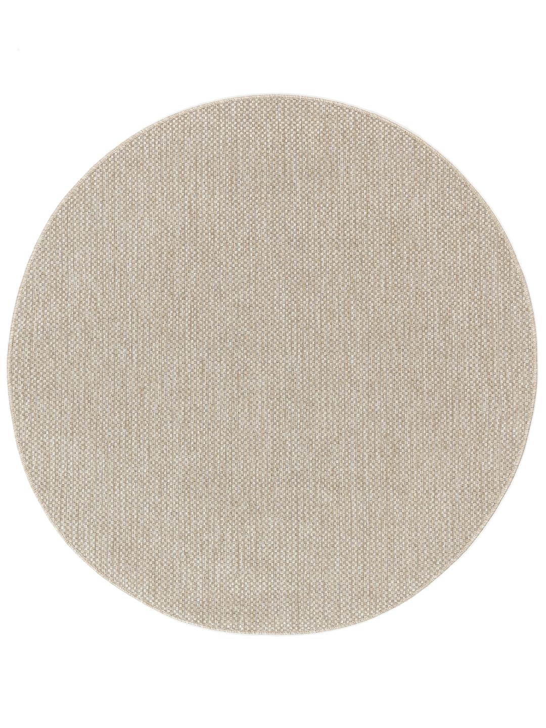 rond beige vloerkleed