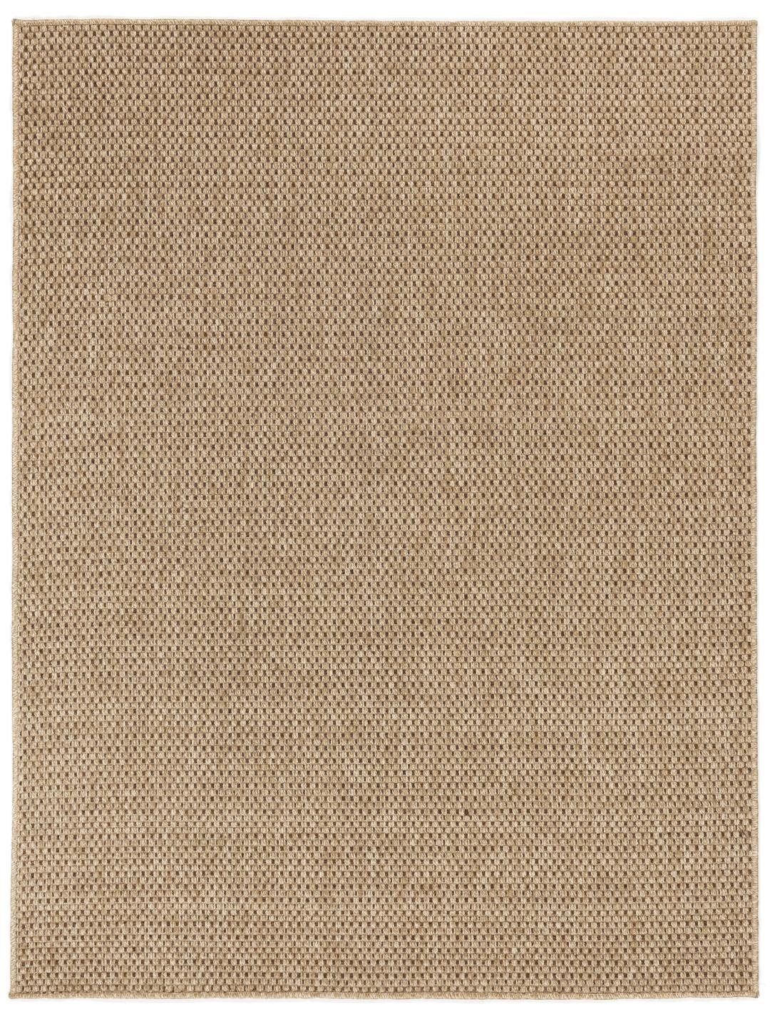 Beige geweven tapijt