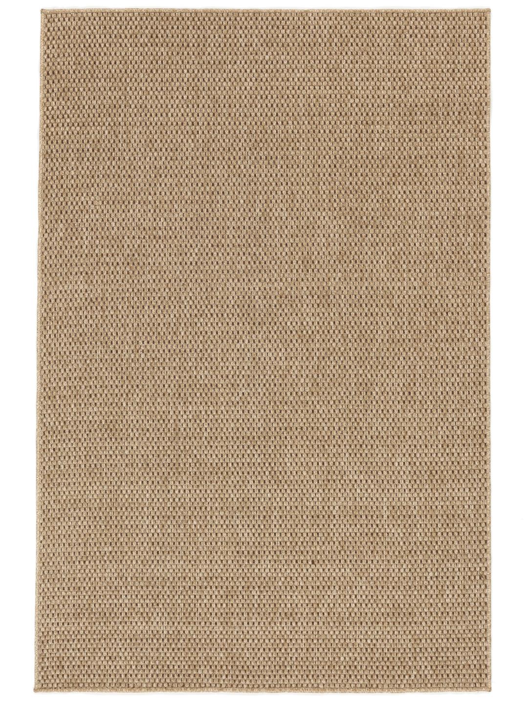 Beige vævet tæppe
