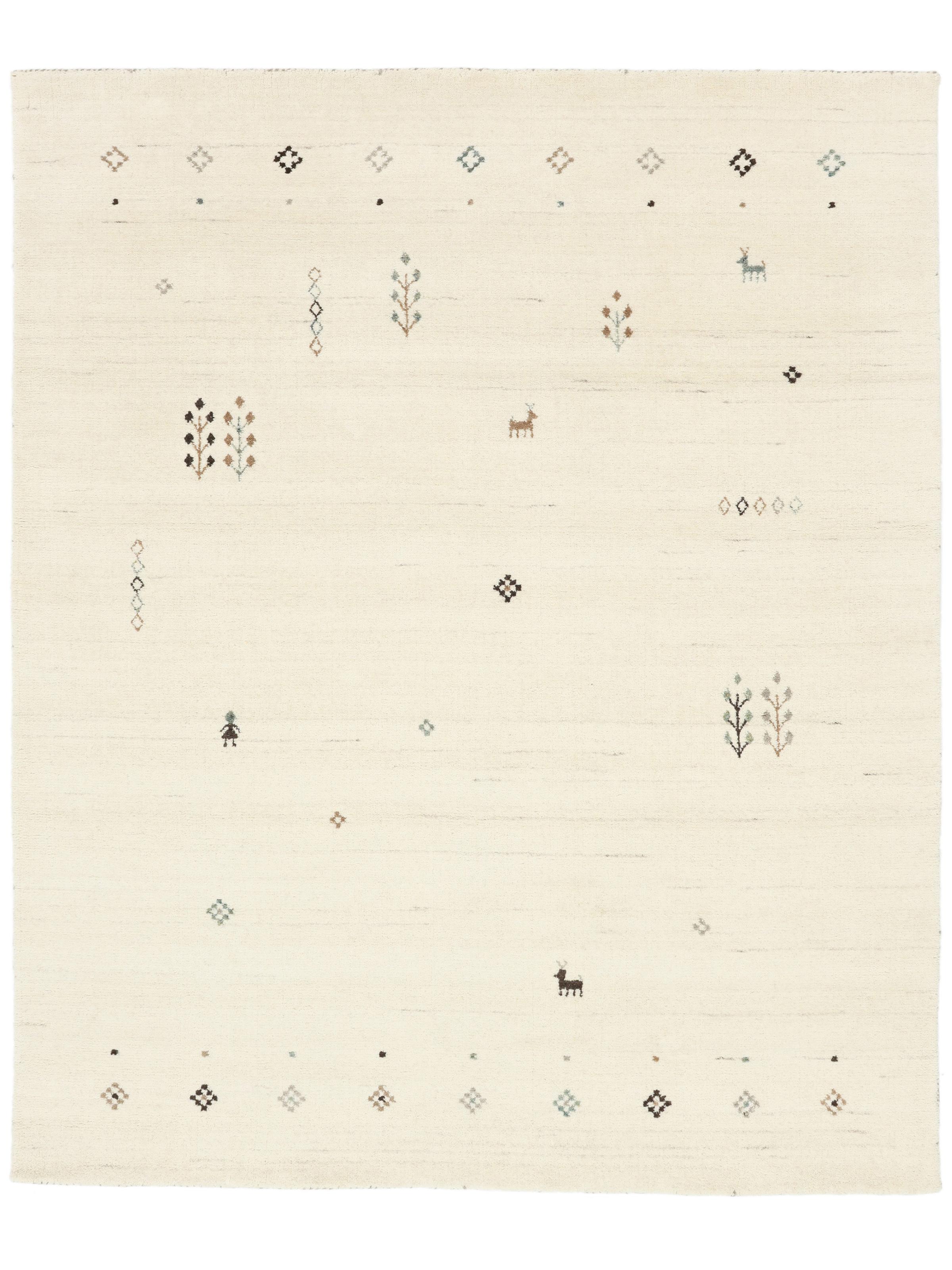 Rugvista premium - Gabbeh Giza - Off White 250 x 350 cm Wool Rug - Rugvista