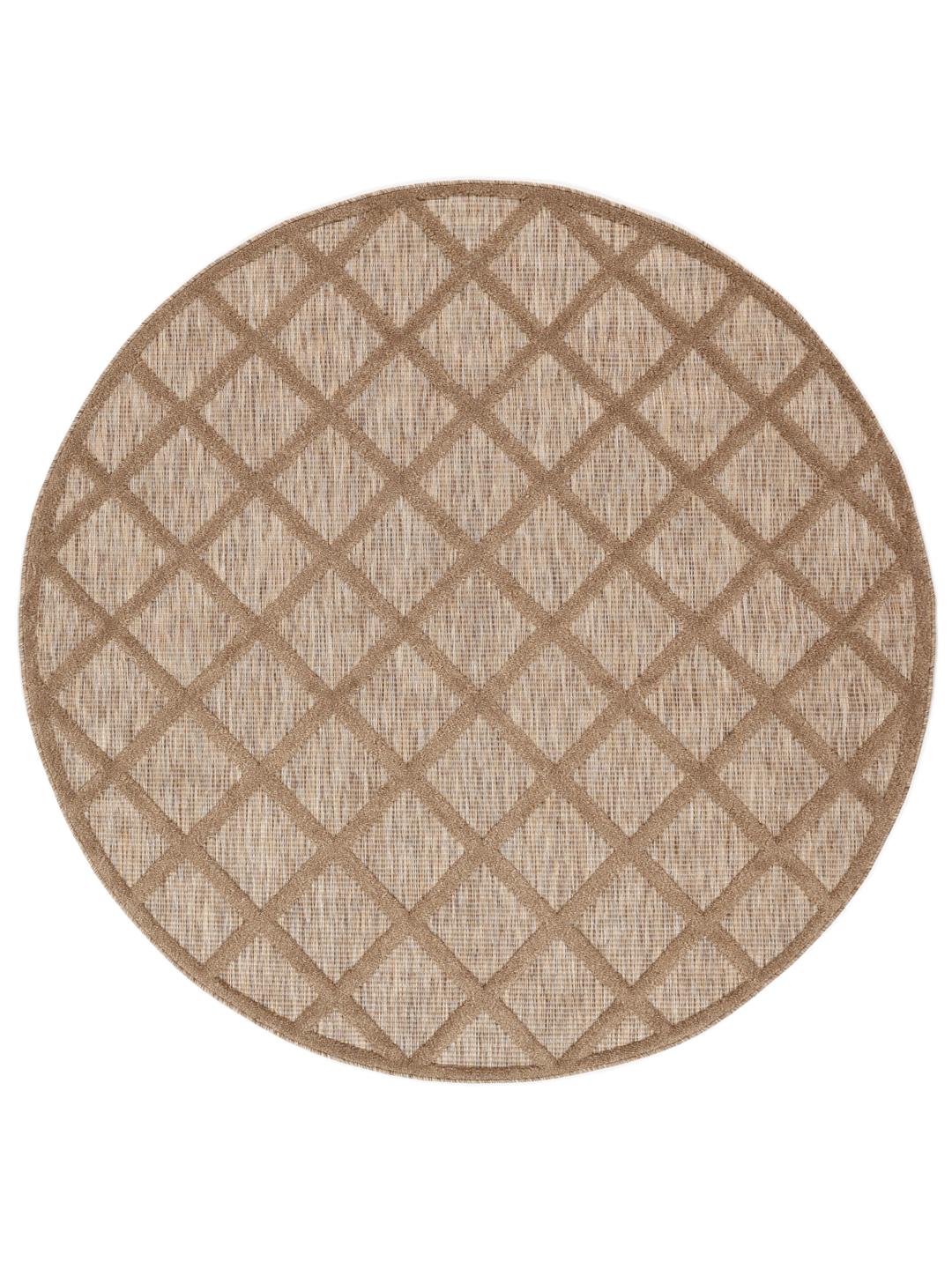 Rugvista core - Silja - Beige, Round Ø 200 cm Rug - Rugvista