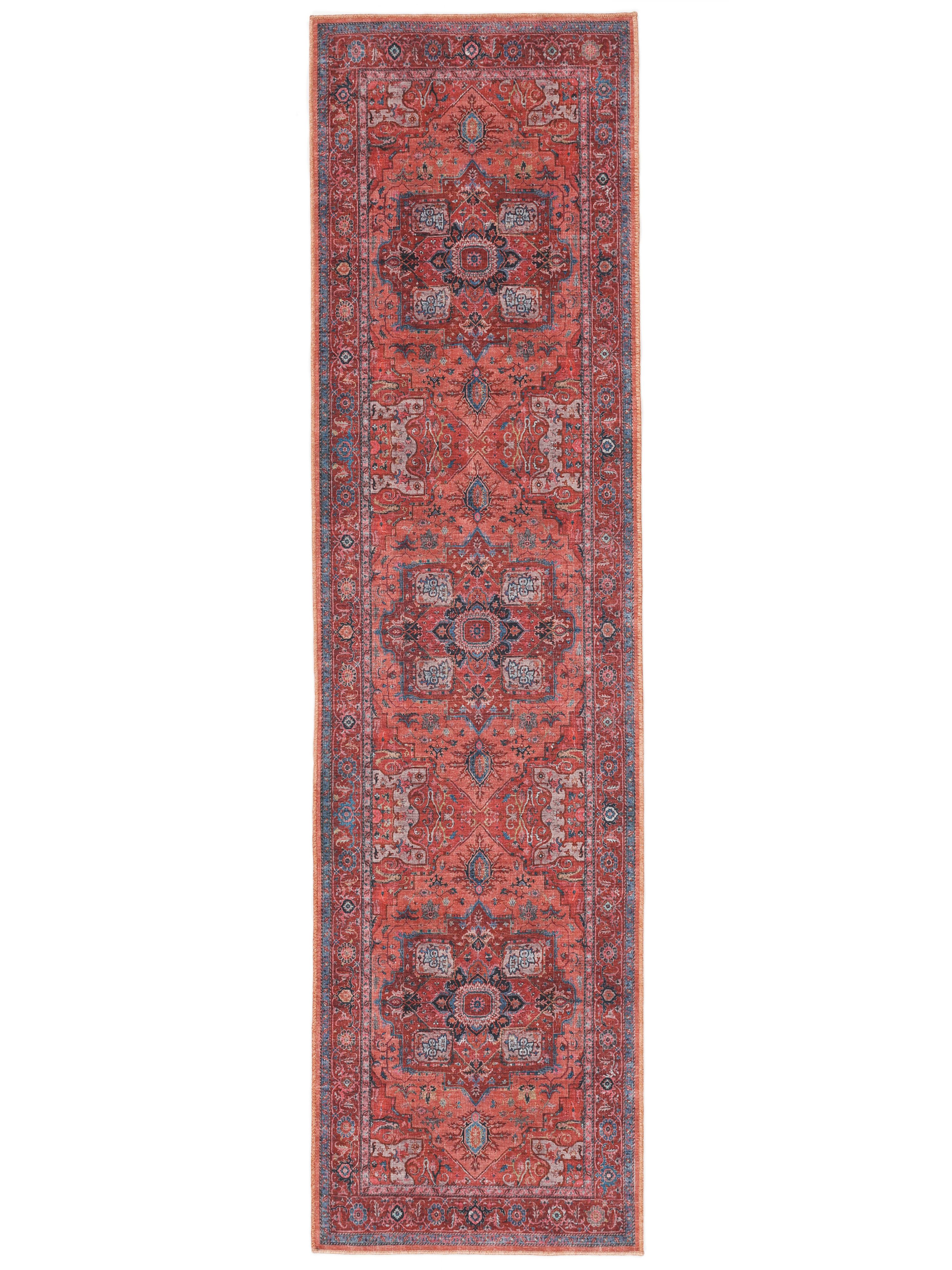 Rugvista essential - Georgia Oriental - Red / Blue 200 x 300 cm