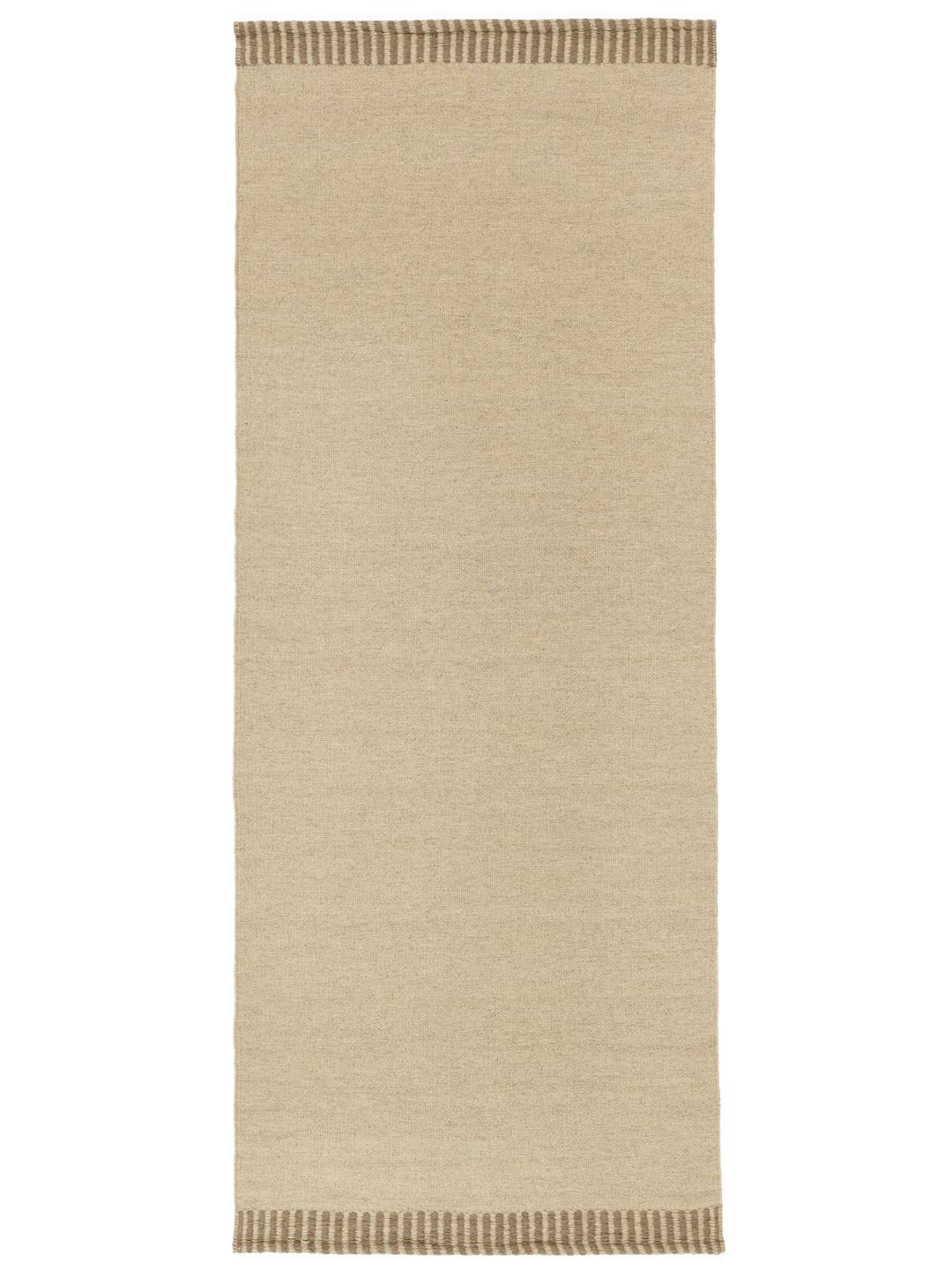Beige løbertæppe