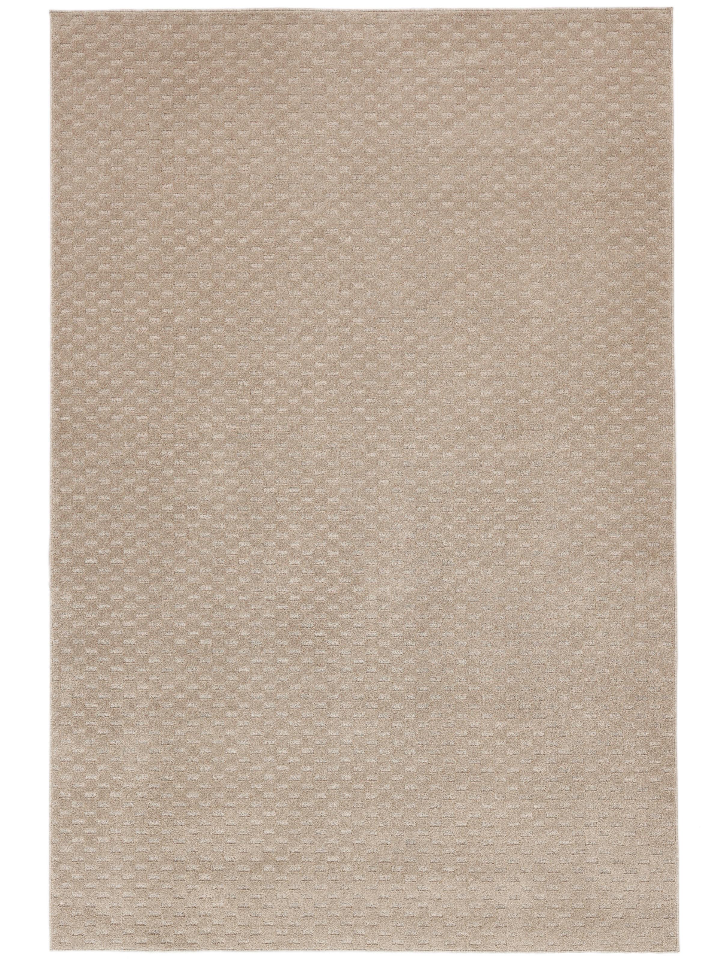 premium - Handloom - Crème Beige, Rond 200 cm Wol Vloerkleed