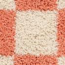 Koralrød / Råhvid