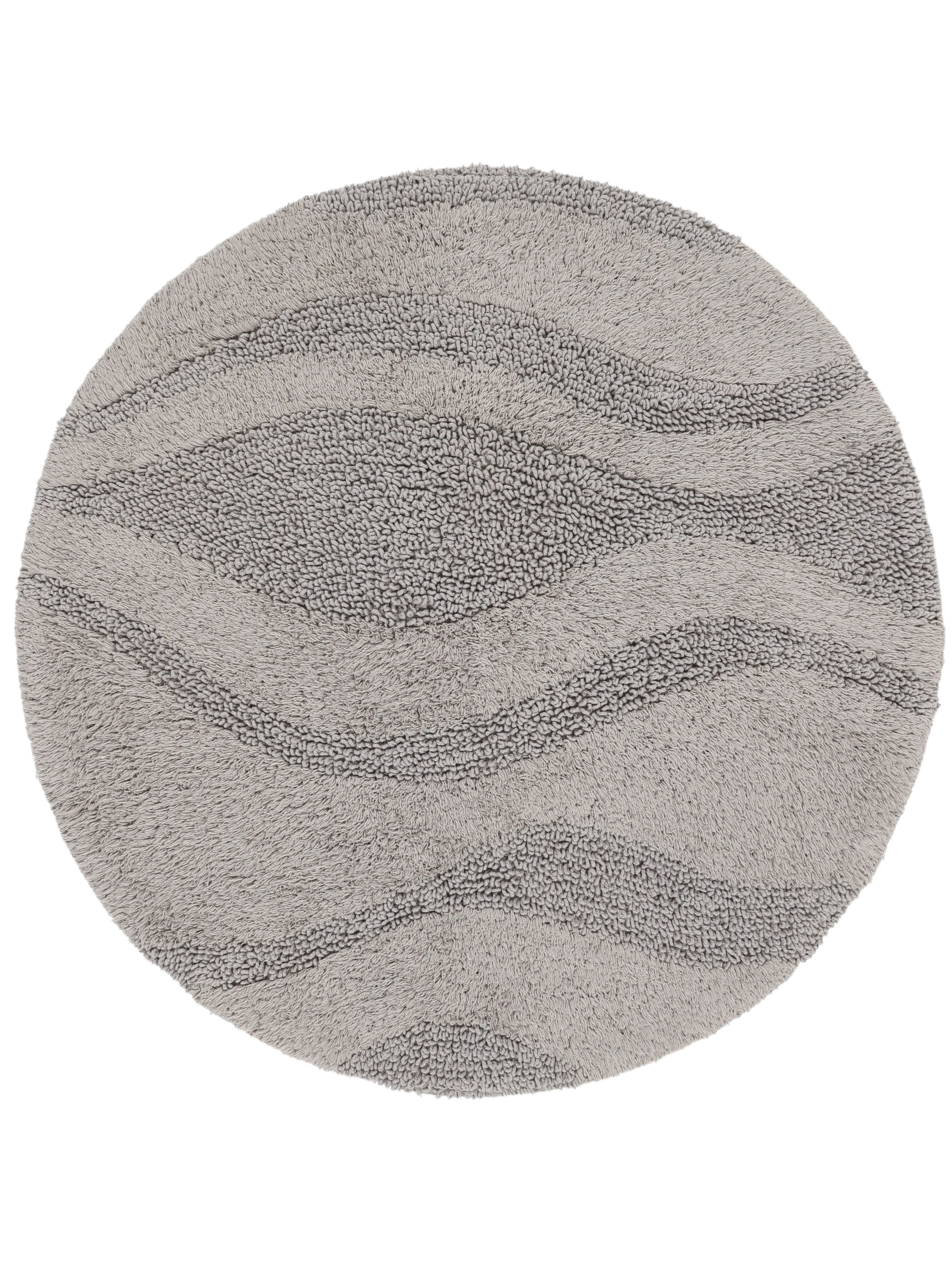 Breeze - Crème Beige, Rond 70 cm Badmatten - Rugvista