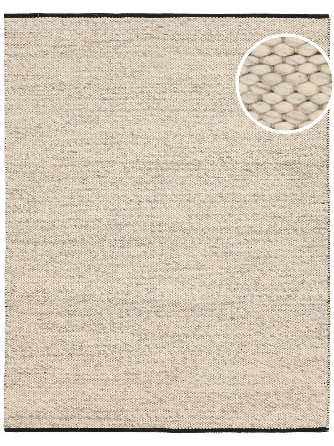 Tapis beige clair en laine