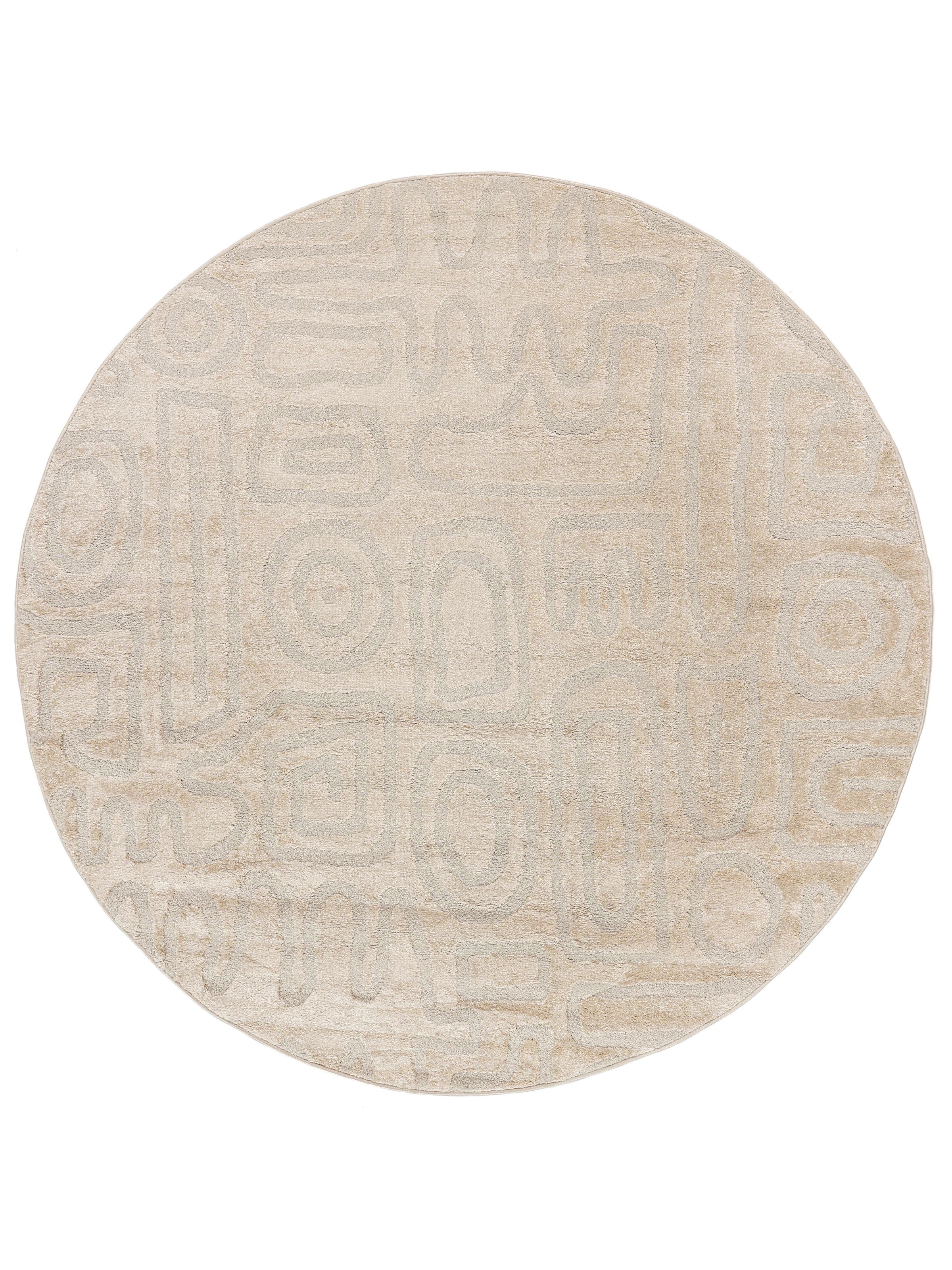 Rugvista core - Doodlee - Beige 200 x 200 cm Rug - Rugvista