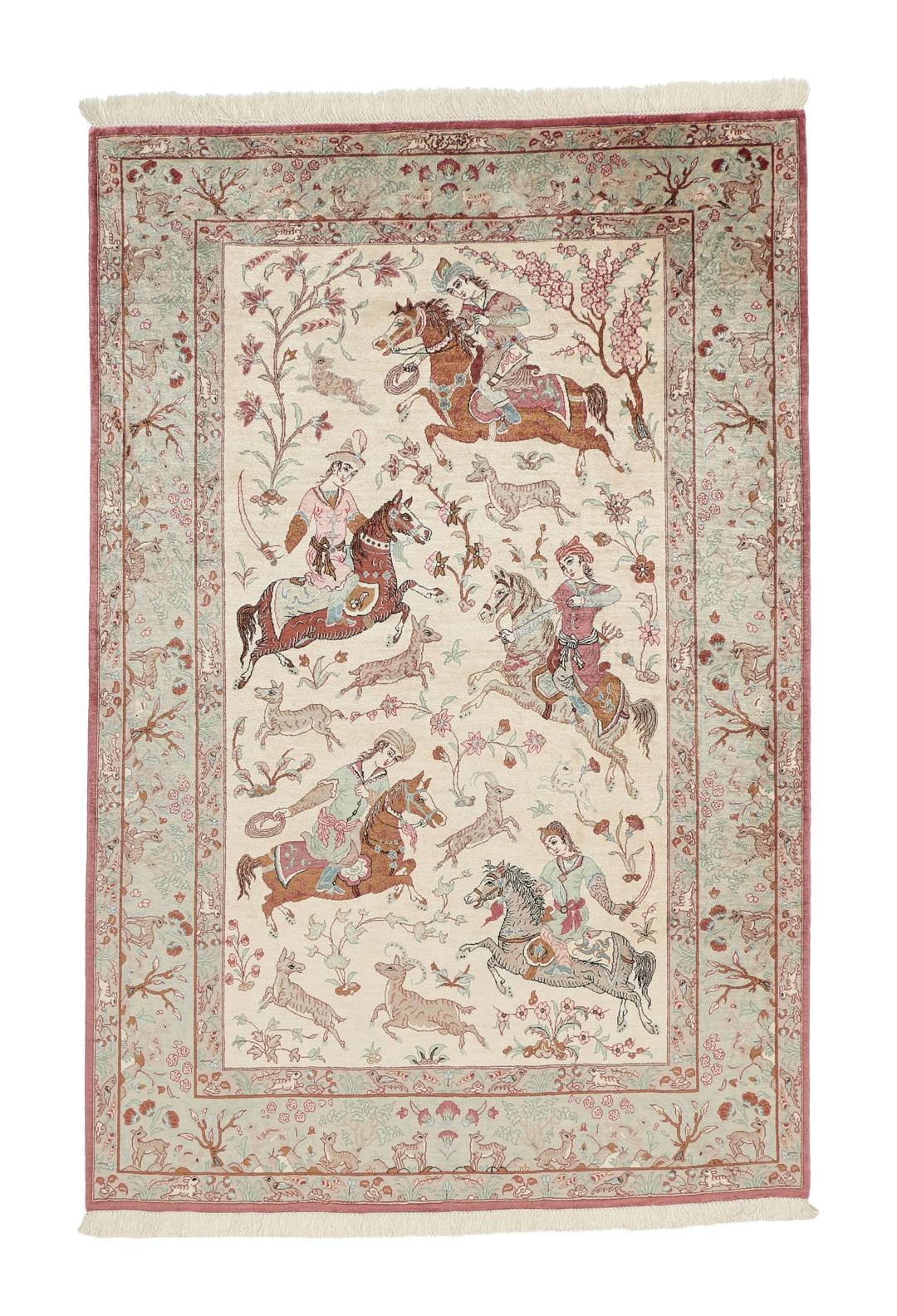 
    Qum de seda - Naranja / Marrón - 100 x 152 cm
  
