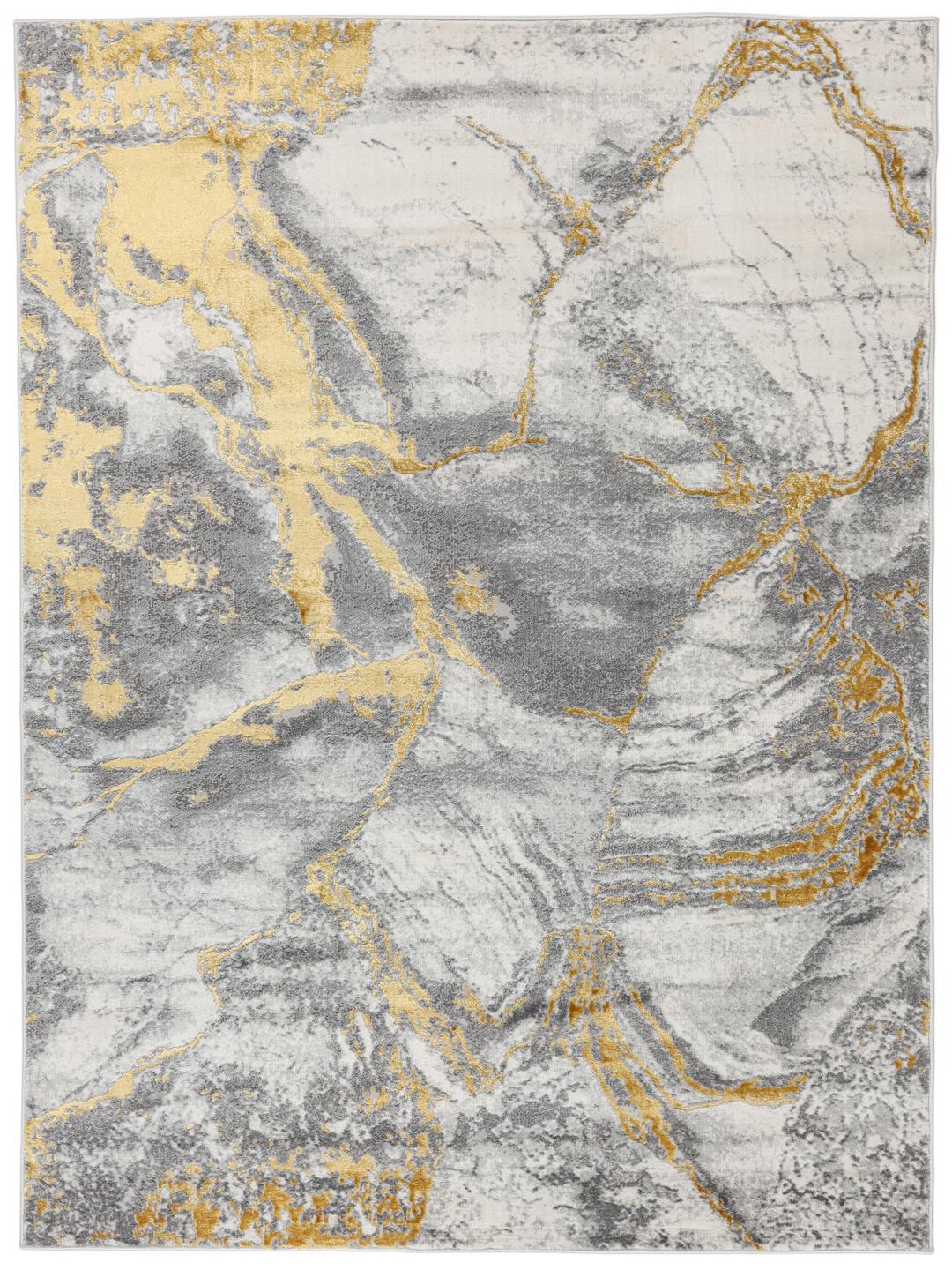 CARPETIA Modern slaapkamer designertapijt met glanzende takken abstract