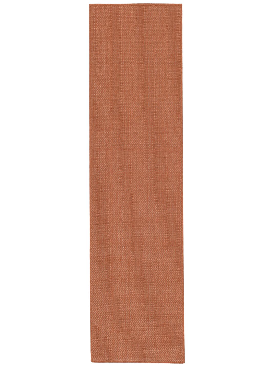 Clio - Rustrød - 80 x 300 cm