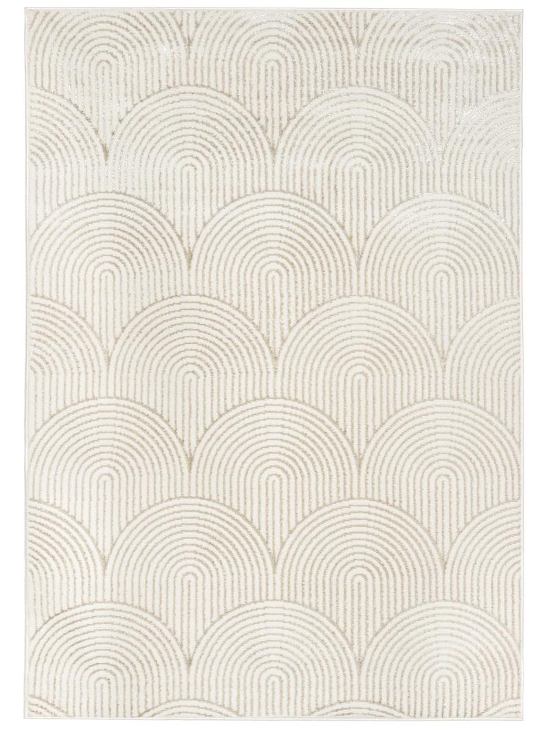 Art Deco - Wit / Lichtbeige