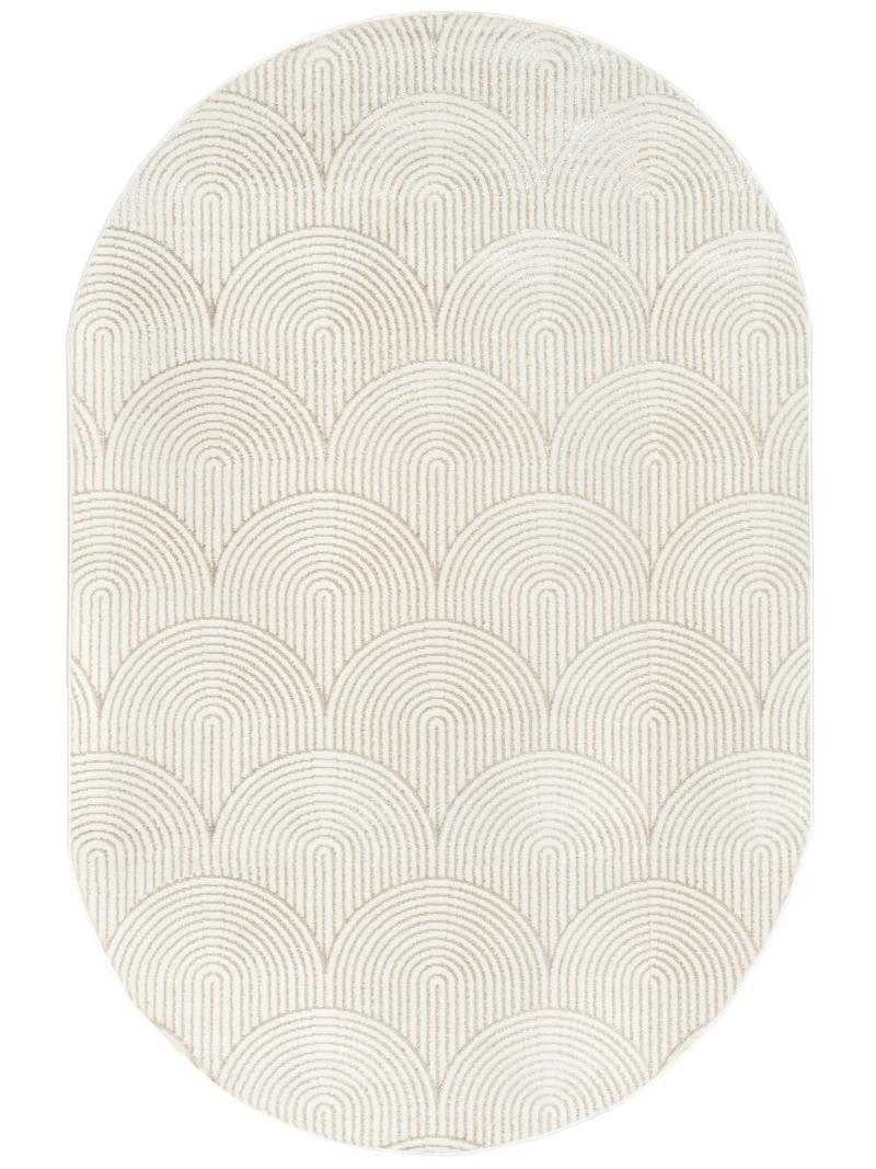 Art Deco - Wit / Lichtbeige