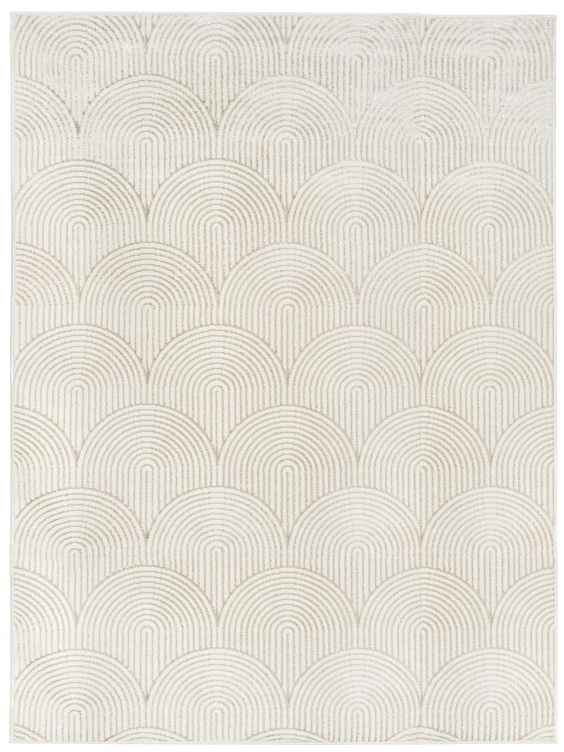 Art Deco - Wit / Lichtbeige