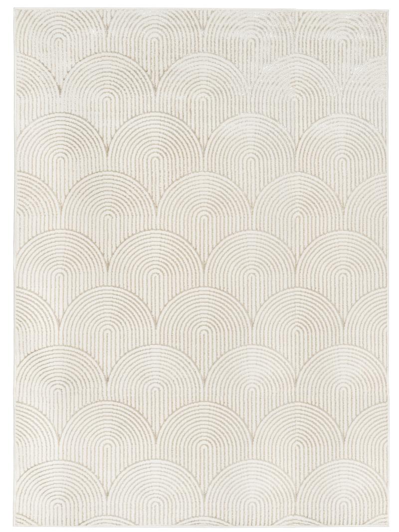 Art Deco - Wit / Lichtbeige