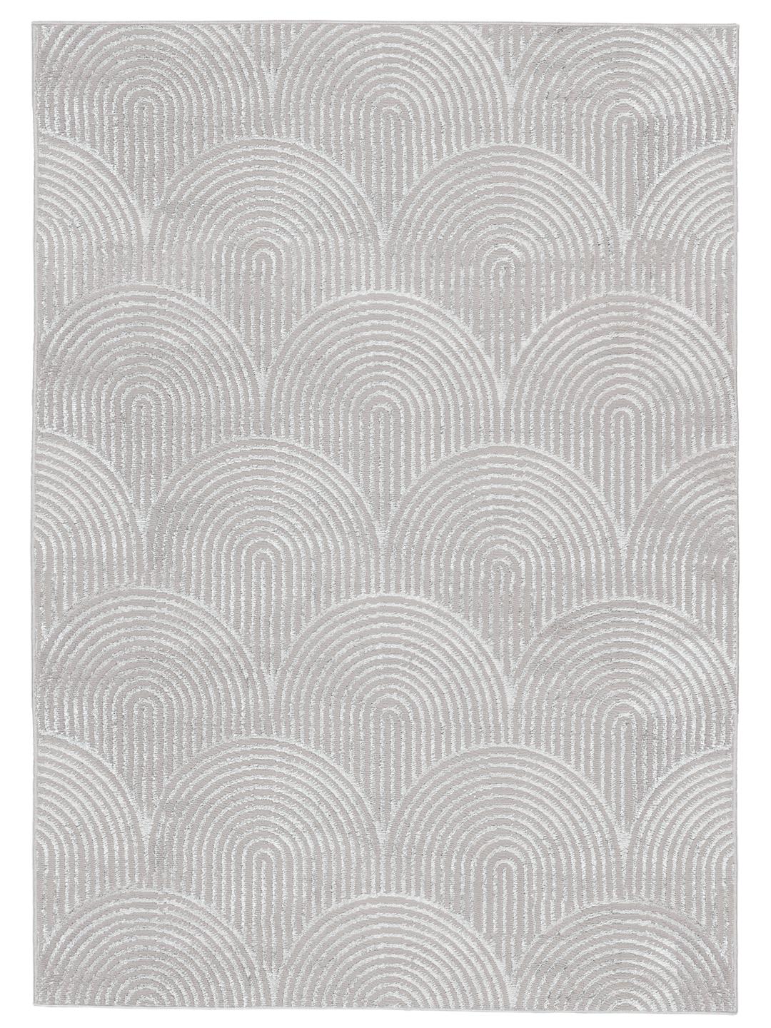 Art Deco - Grey / Silver grey - 160 x 230 cm