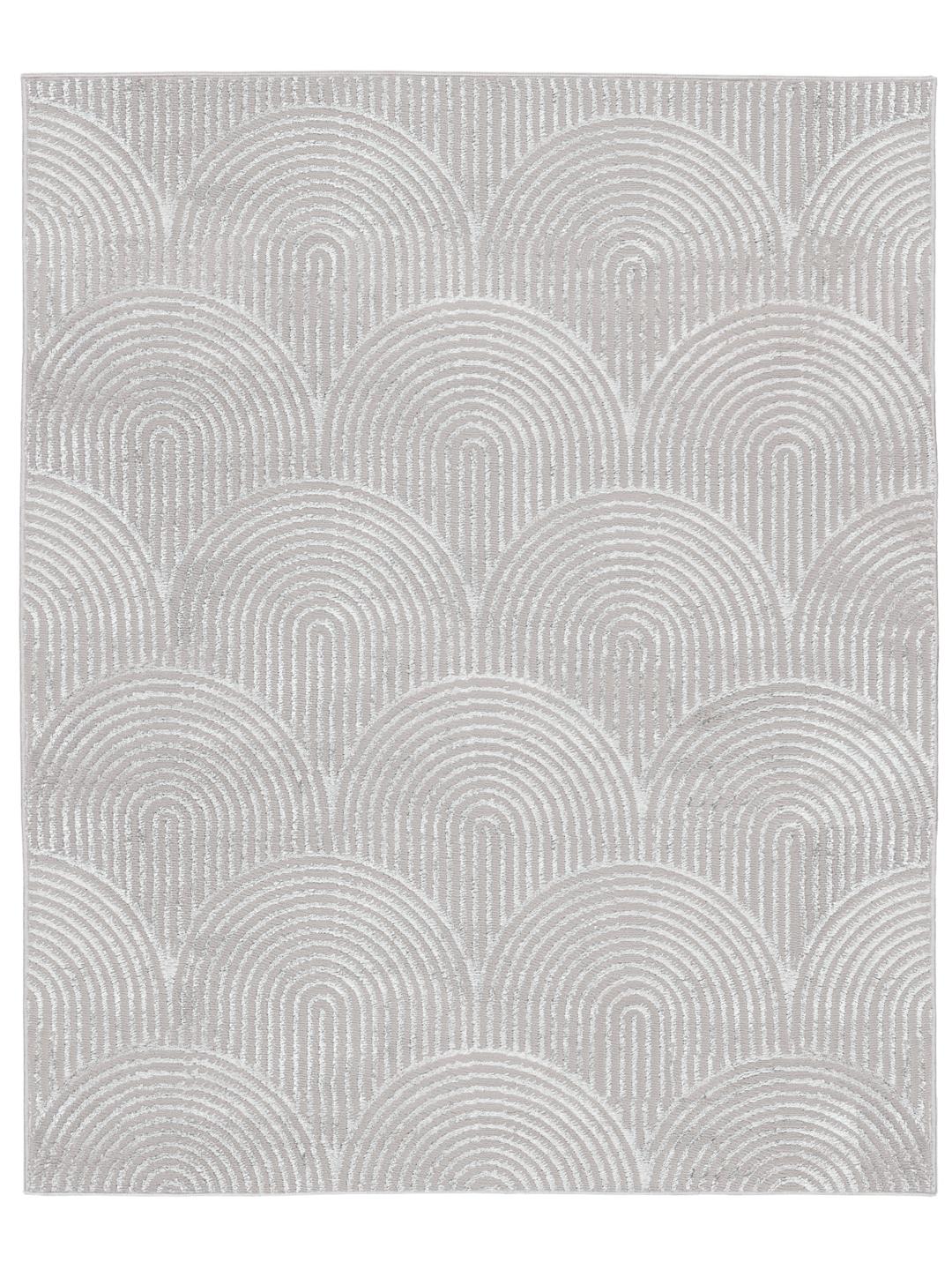 Art Deco - Grå / Sølvgrå - 140 x 200 cm