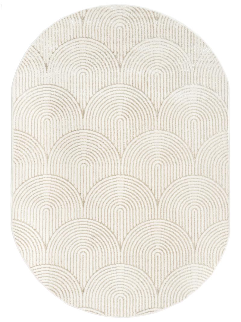 Art Deco - Wit / Lichtbeige