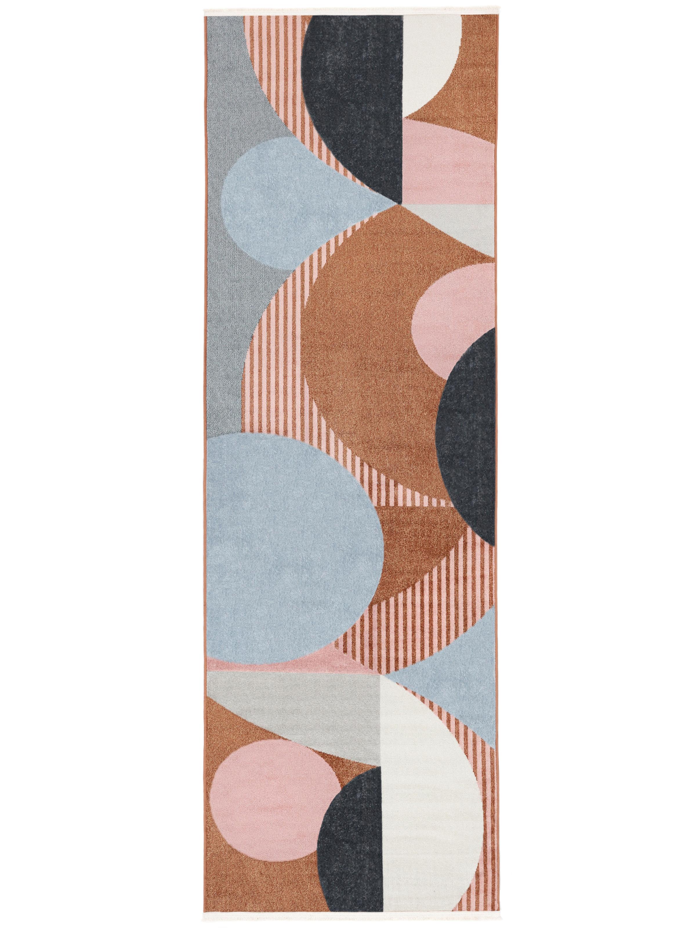 Rugvista essential - Rondo - Terracotta, Runner 100 x 300 cm Rug - Rugvista