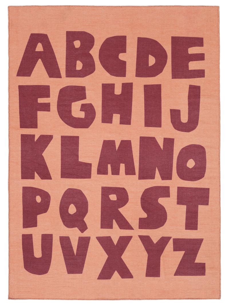 Alphabet - Roze / Rood