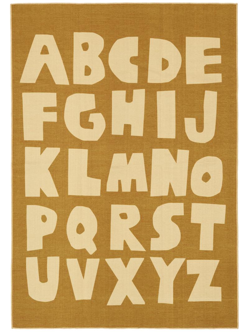 Alphabet - Mosterd Geel / Lichtgeel