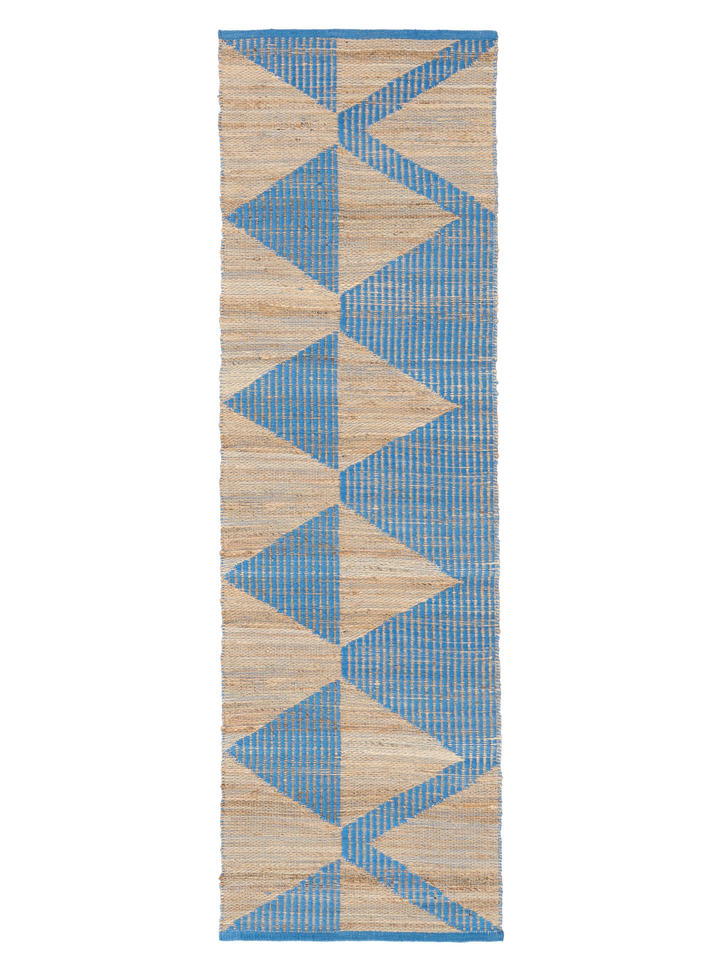 Beige/Blauw