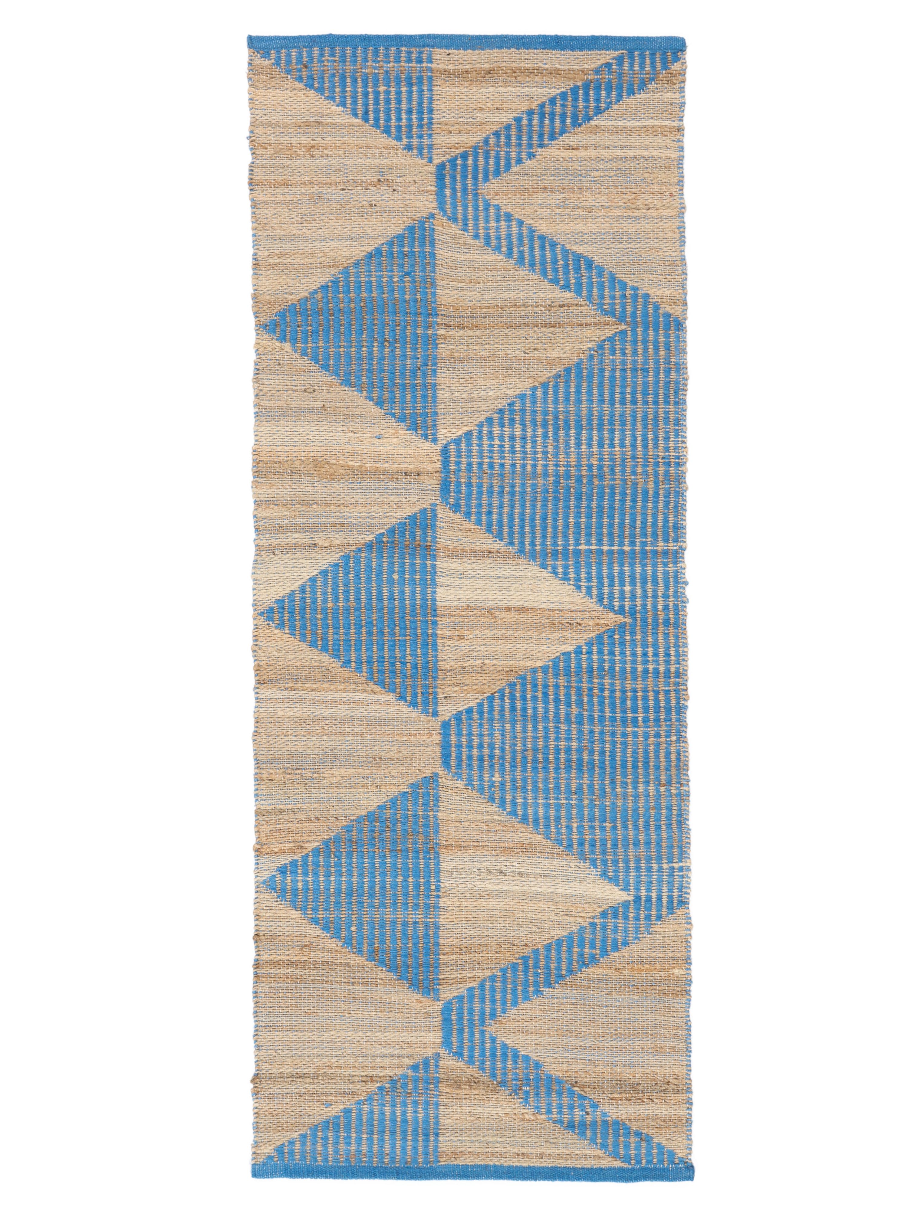 Beige/Blauw