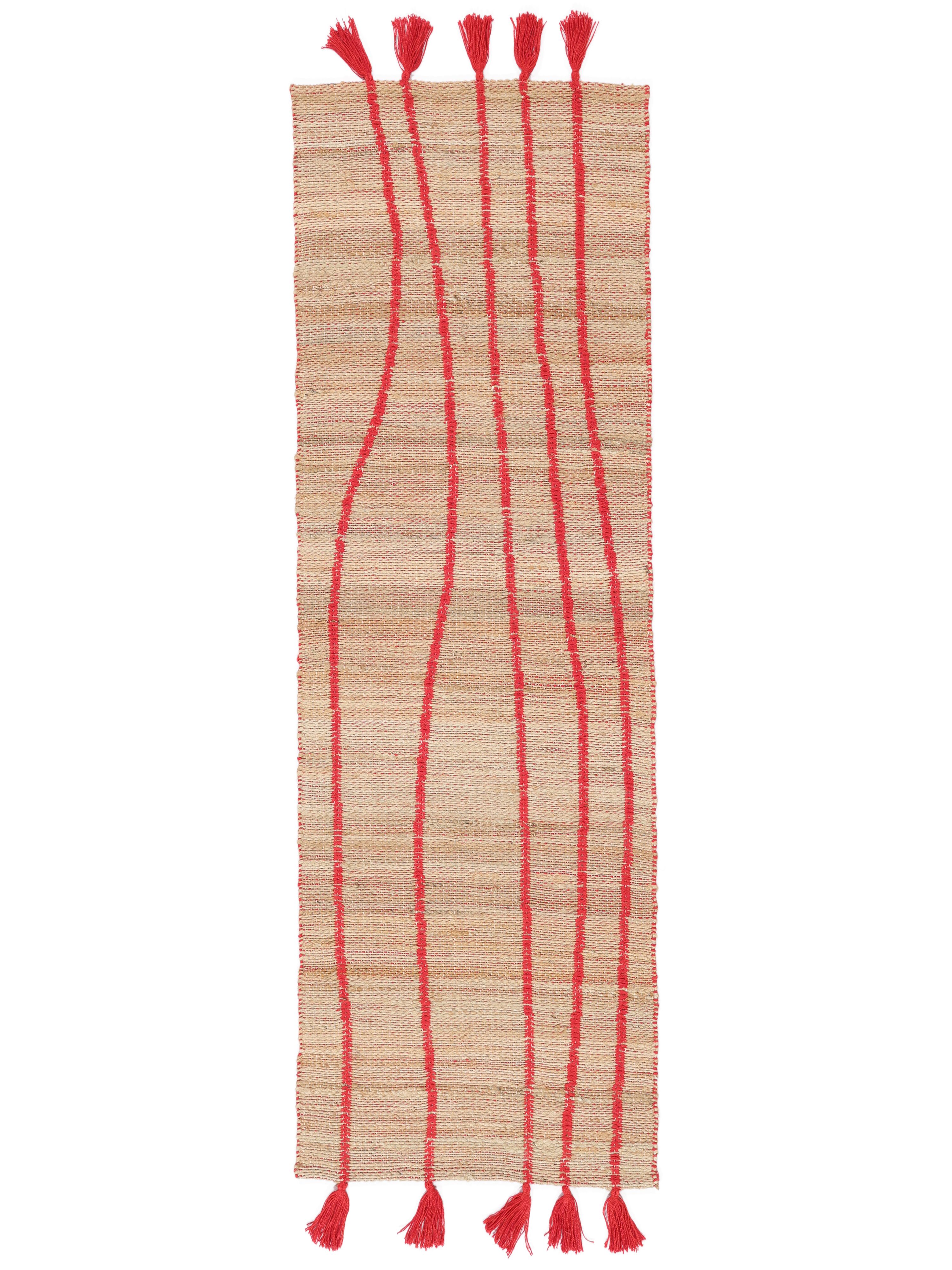Beige/Rood