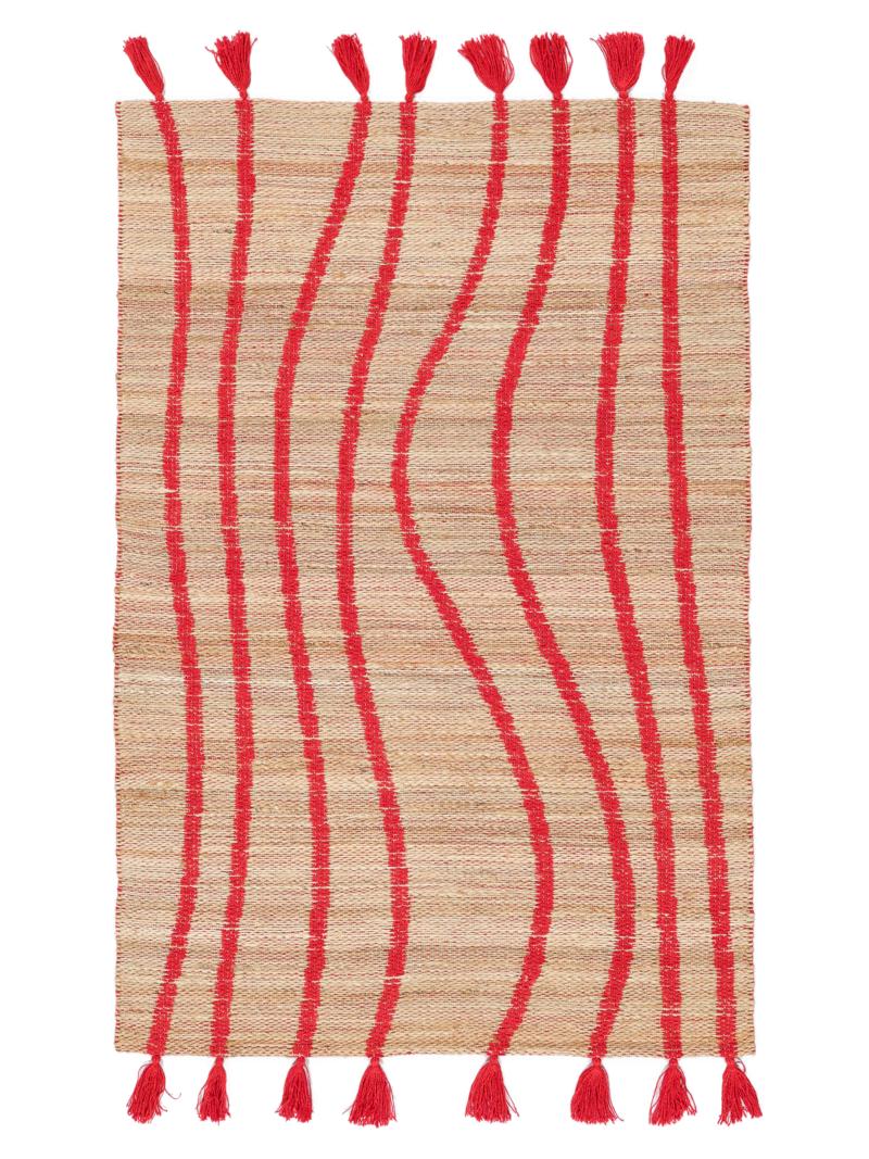 Waves - Beige / Rood