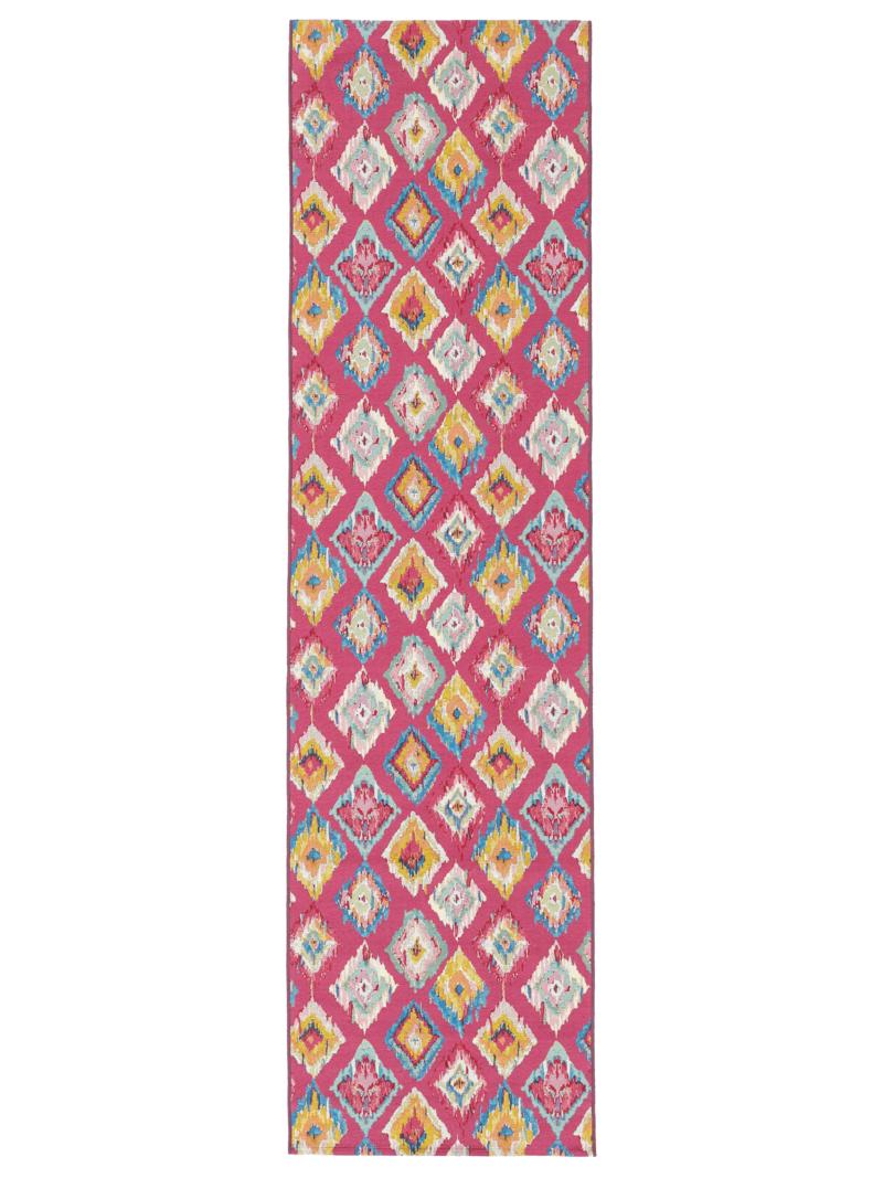 Kirra Ikat - Roze / Multicolor