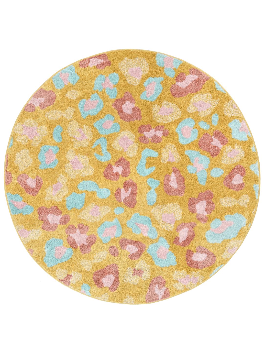 Leopold - Yellow / Multicolor - Ø 150 cm