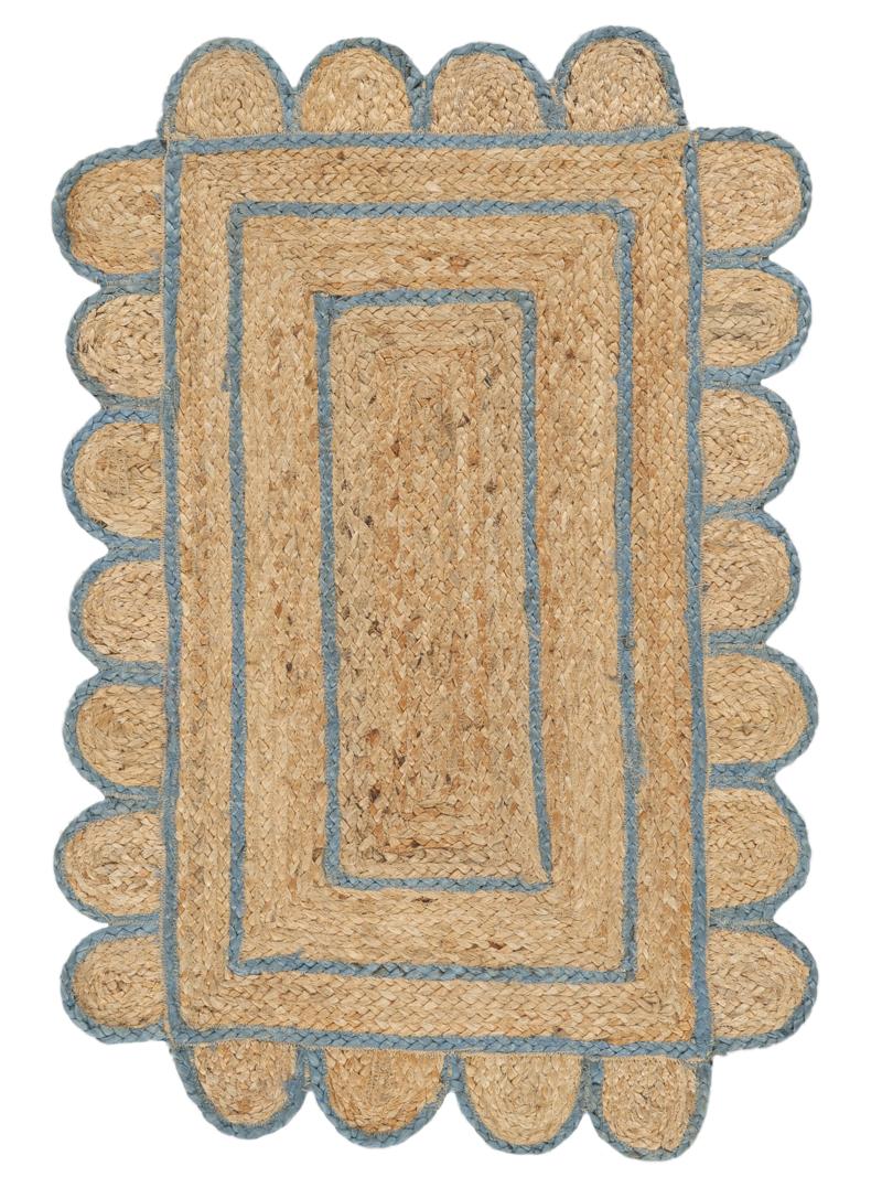 Mia - Beige / Blauw