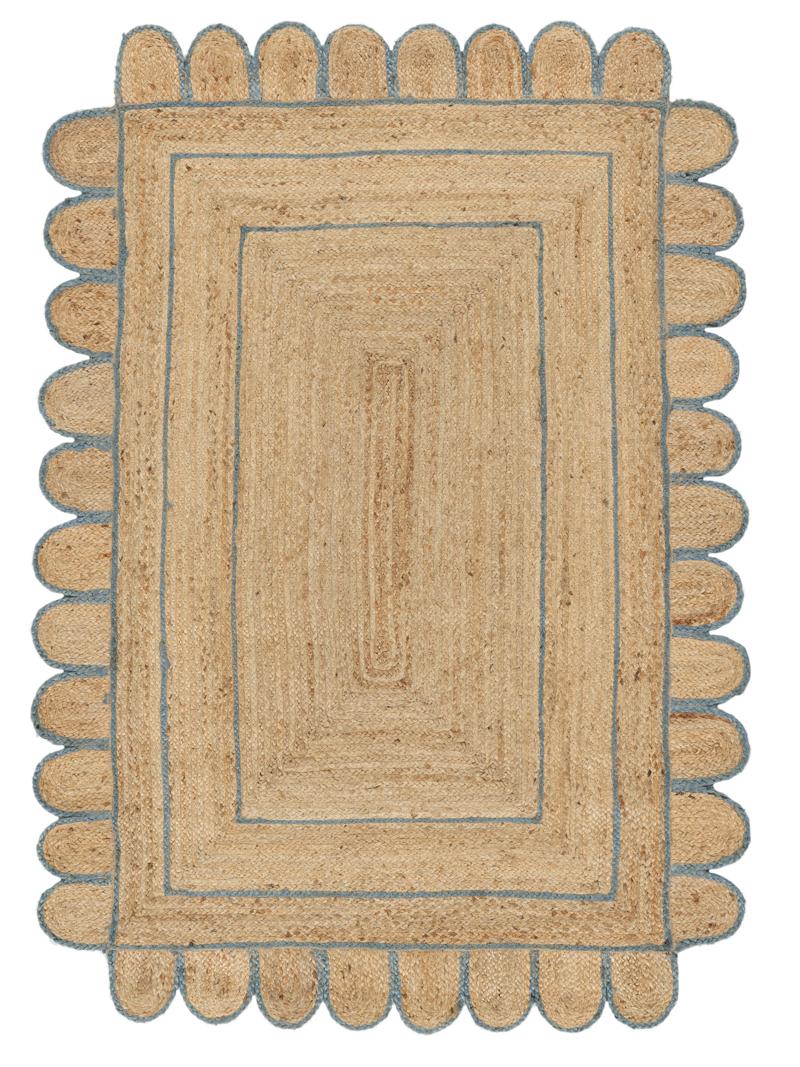 Mia - Beige / Blauw