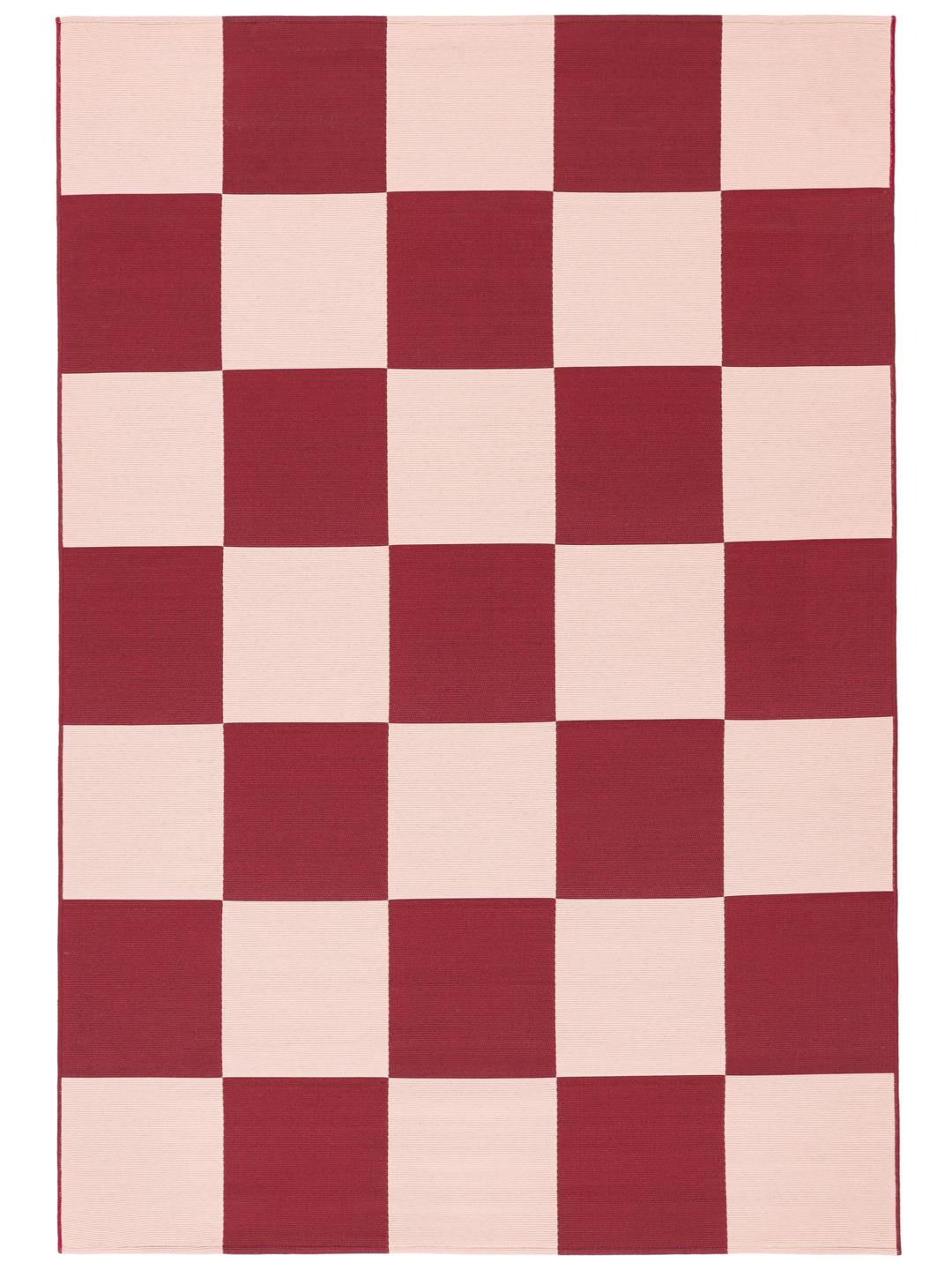 Boxie - Világos rózsaszín / Piros - 160 x 230 cm