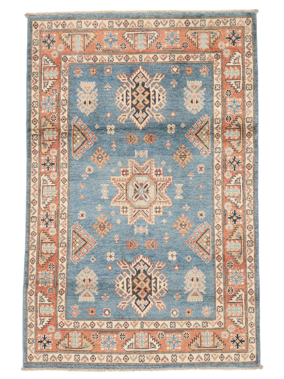 
    Kazak Fine - Marron / Beige - 116 x 175 cm
  
