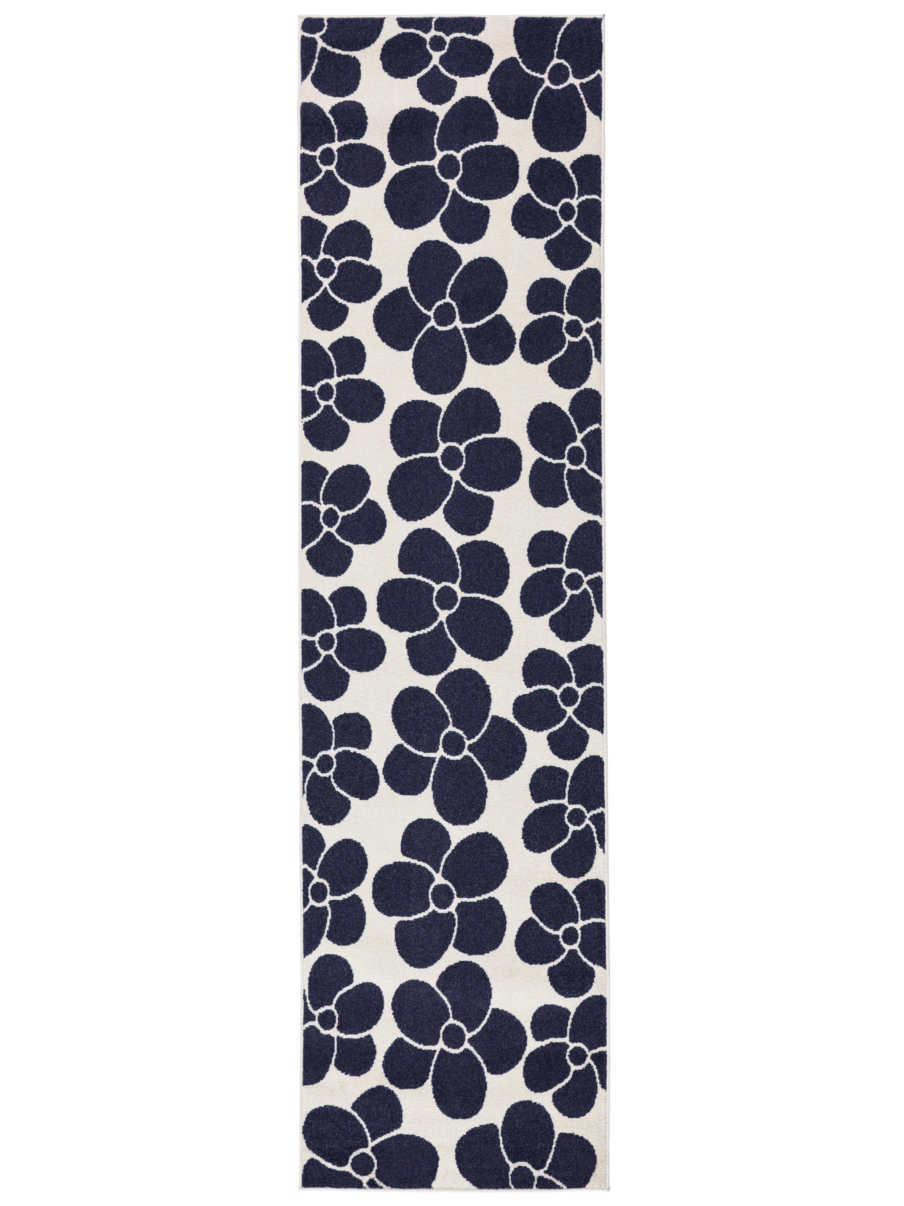 Donkerblauw/Gebroken wit