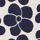 Donkerblauw / Gebroken wit