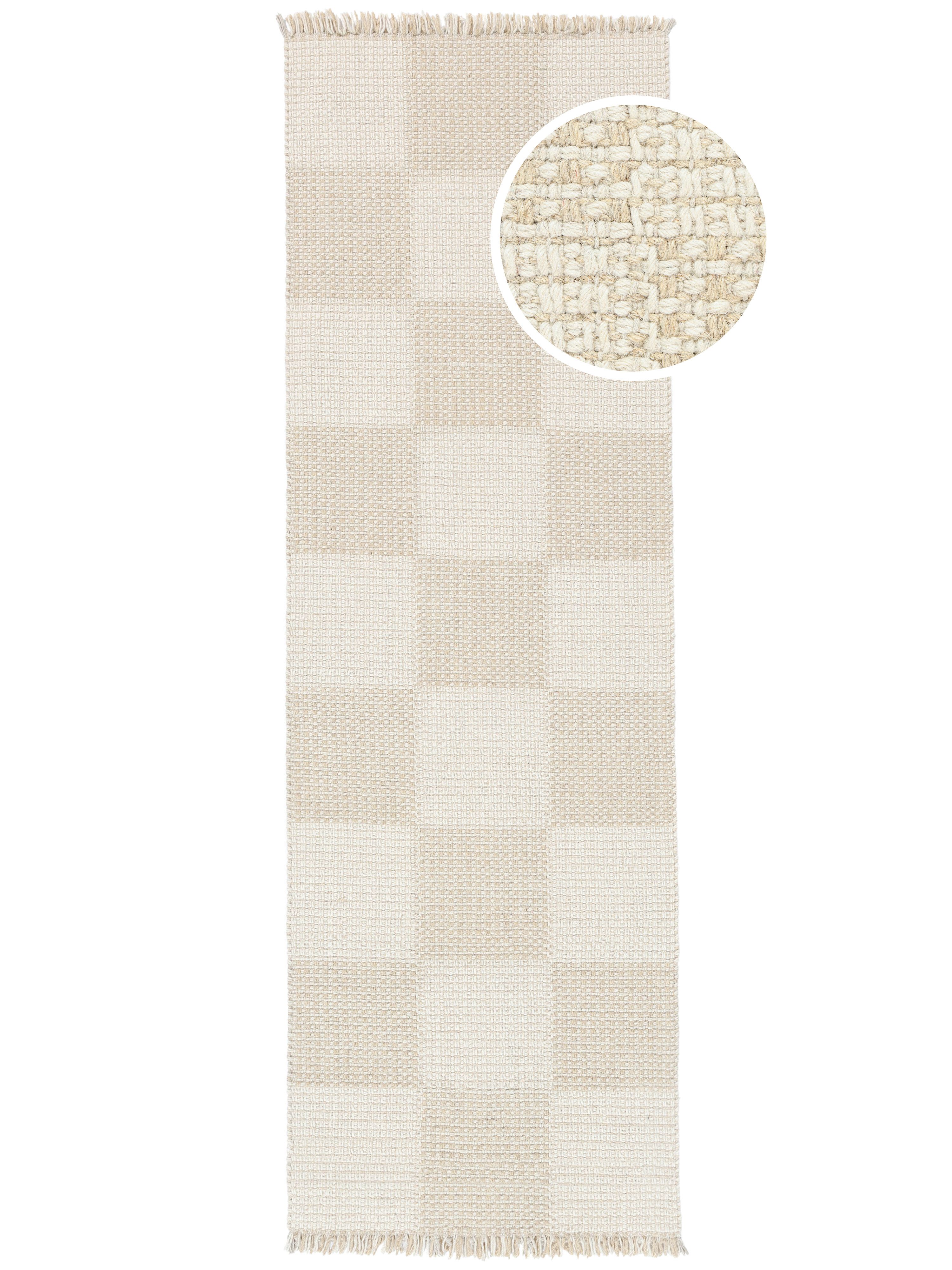Ljusbeige/Vit