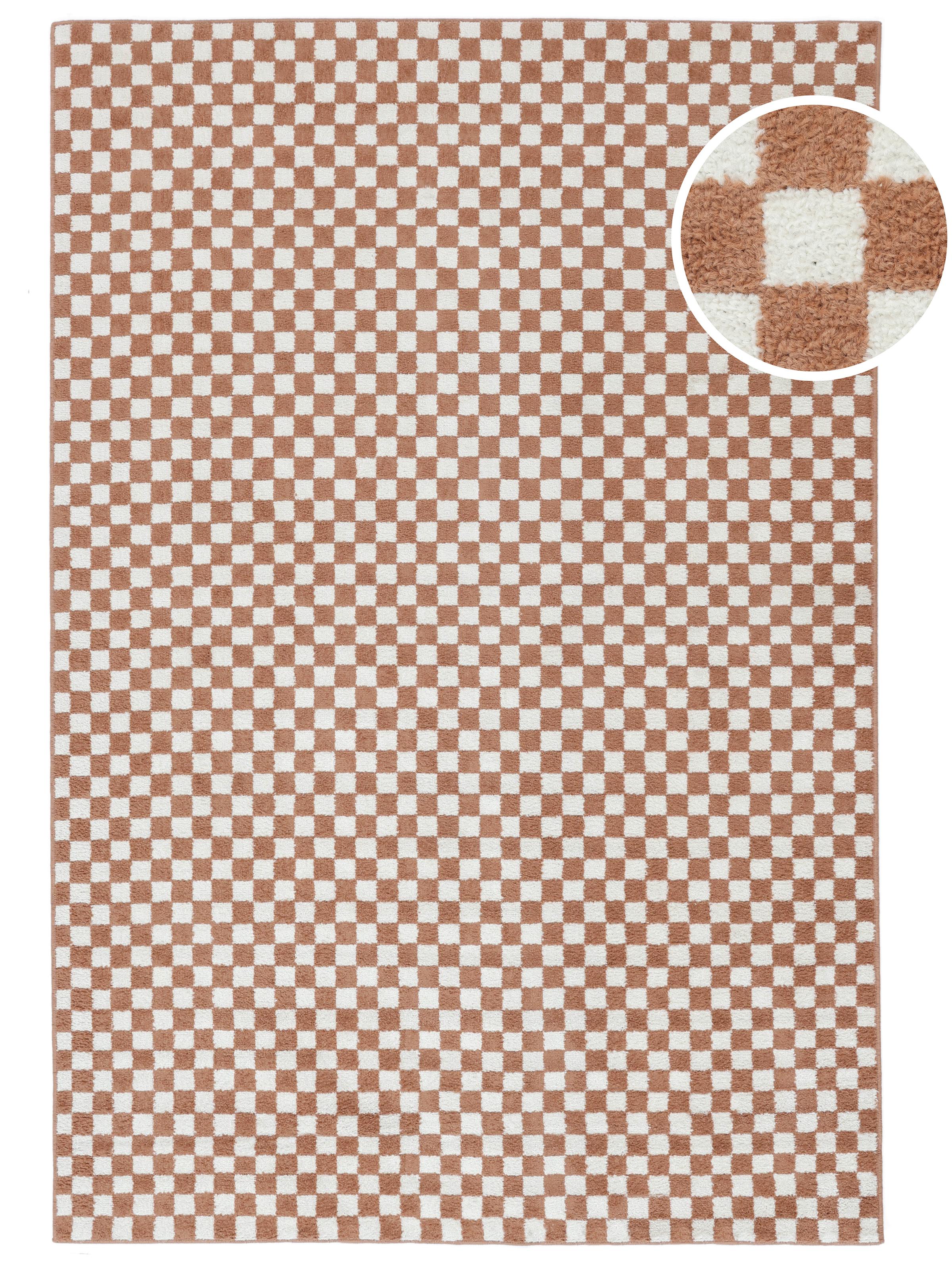 Rugvista essential - Scandina - Terakota / Biały 160 x 230 cm Dywan ...