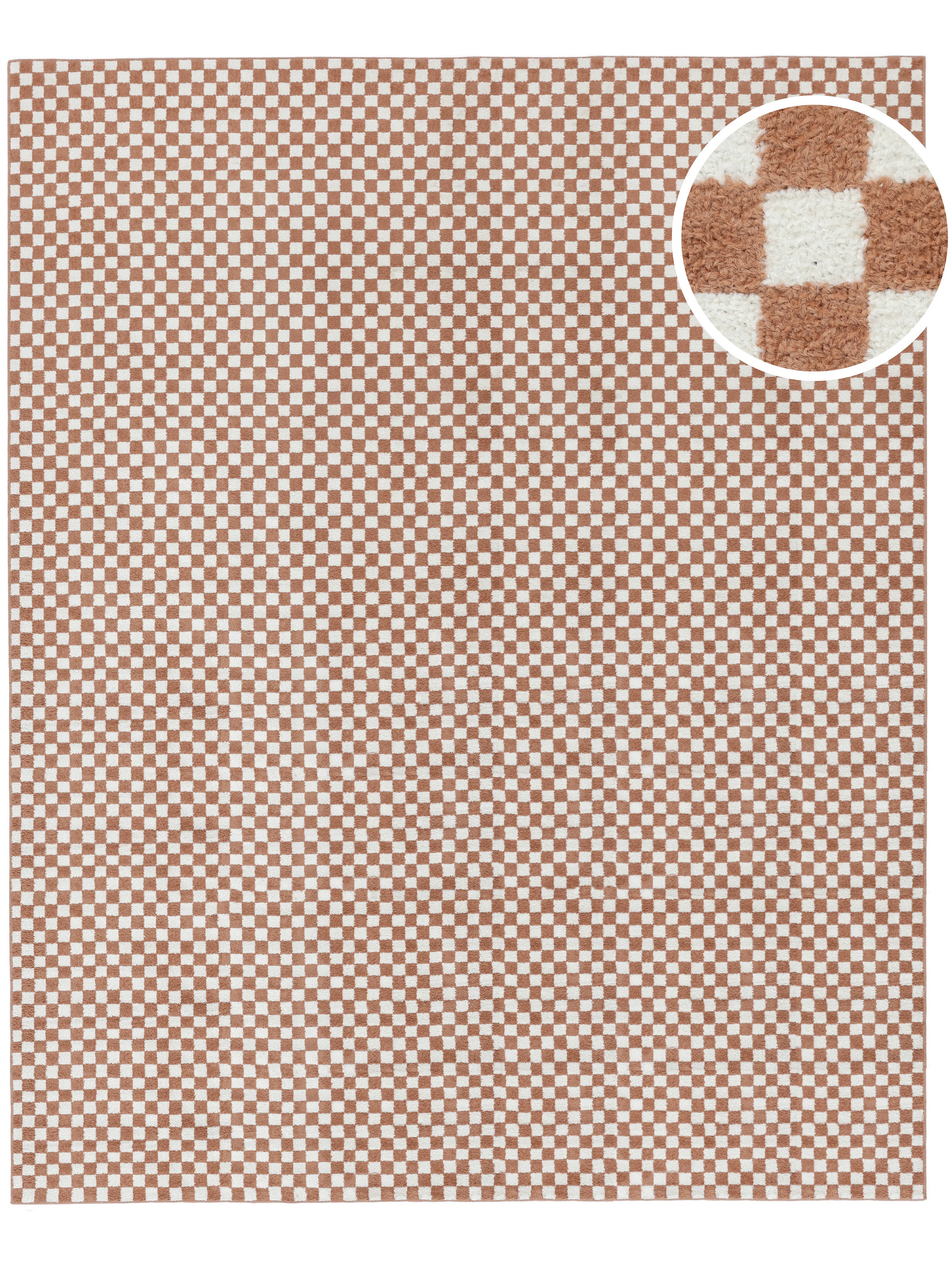 Terracotta/Blanc