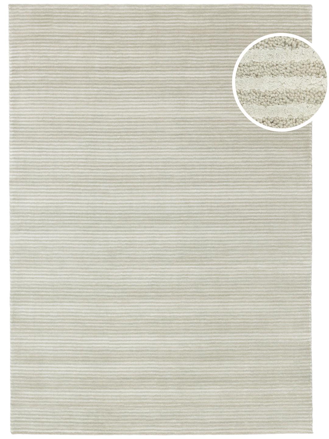 Fine Stripe tæppe i lysegrøn