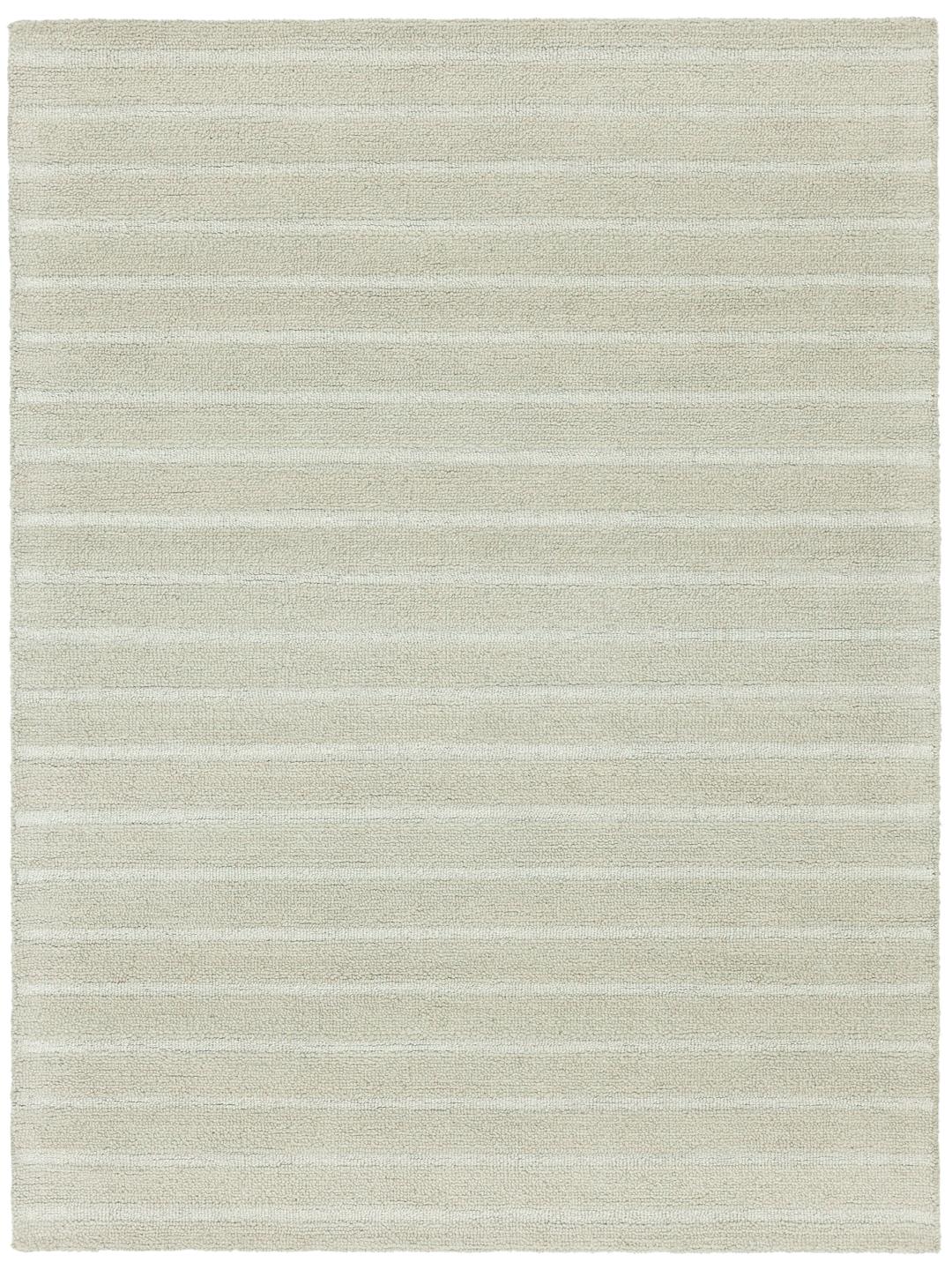 Grønt tæppe med et stribet mønster