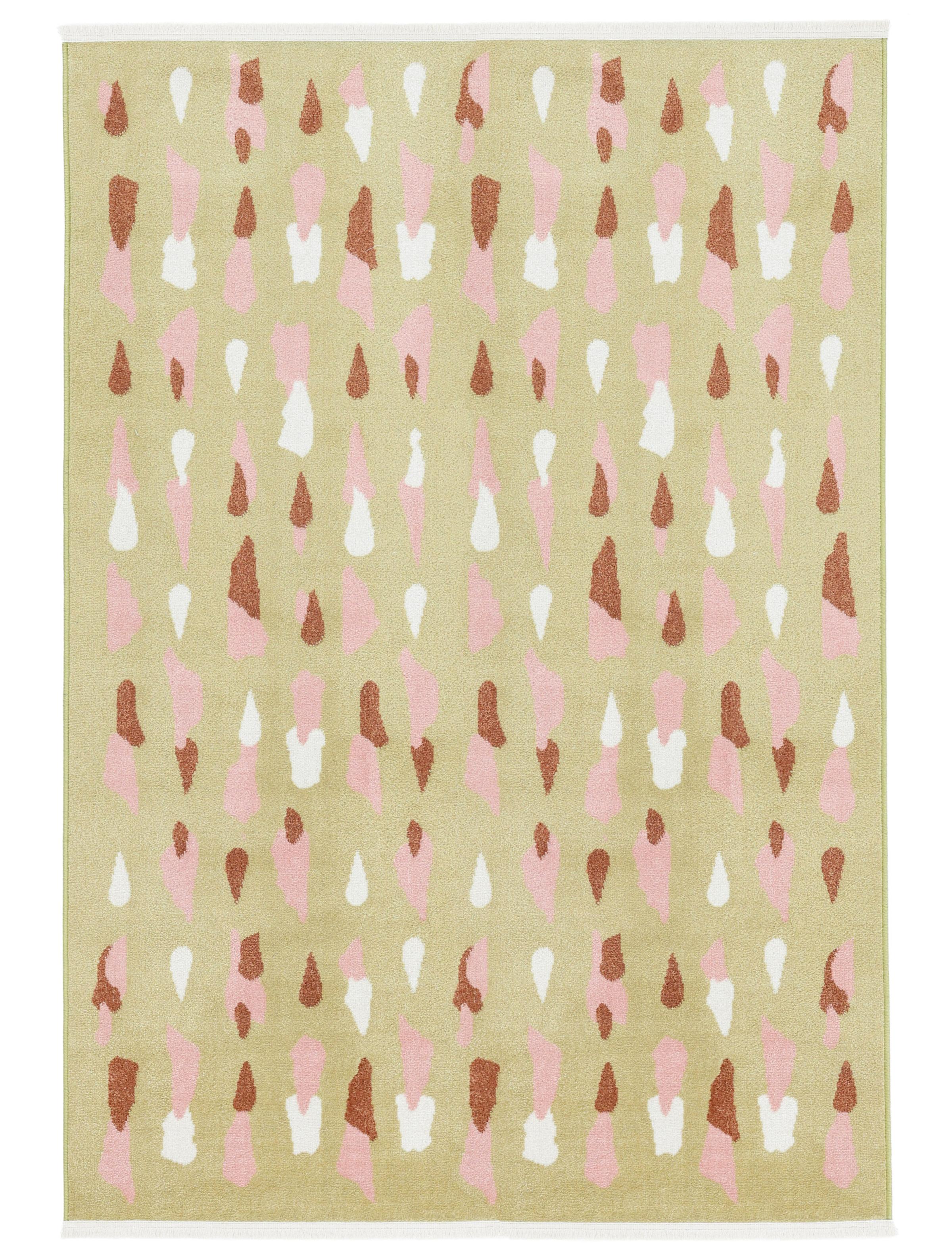 Rugvista essential - Lea - Gul / Rosa 160 x 230 cm Matta - Rugvista