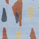 Blue / Terracotta