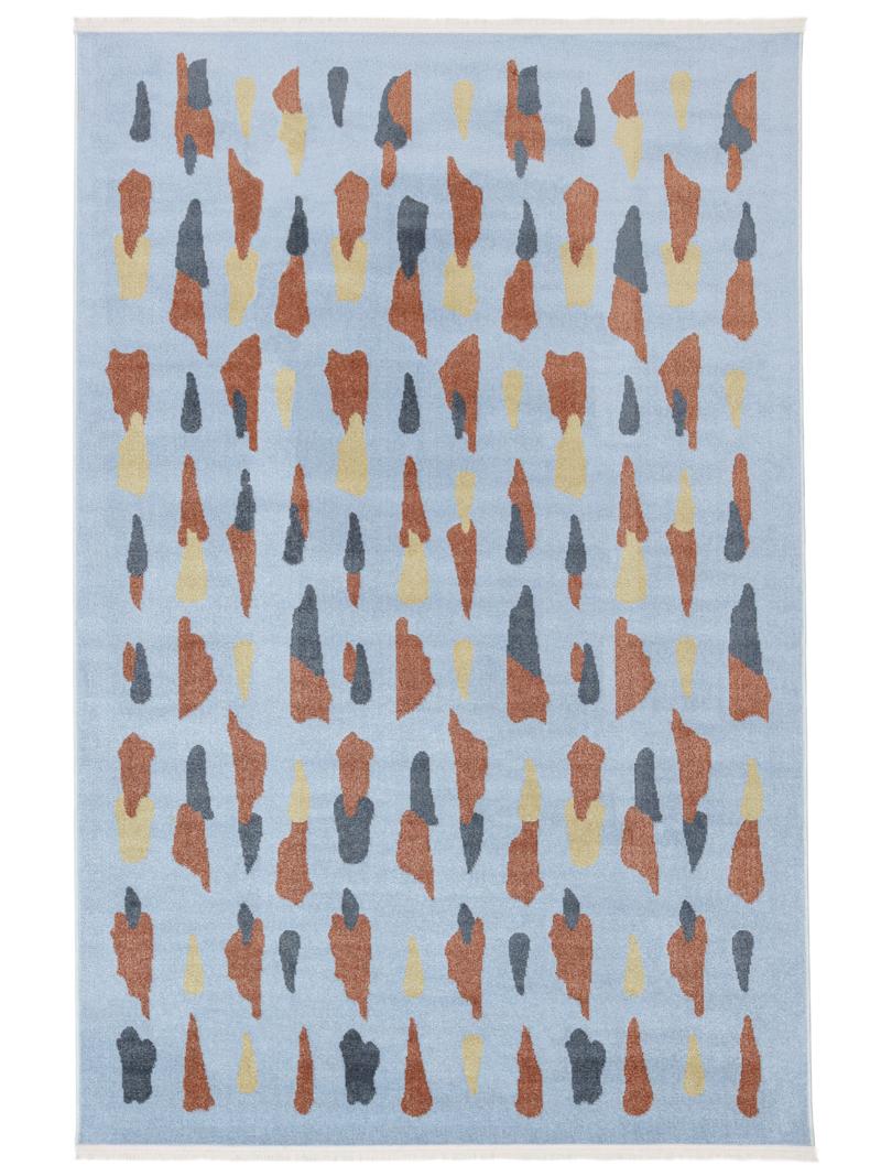 Lea - Blauw / Terracotta