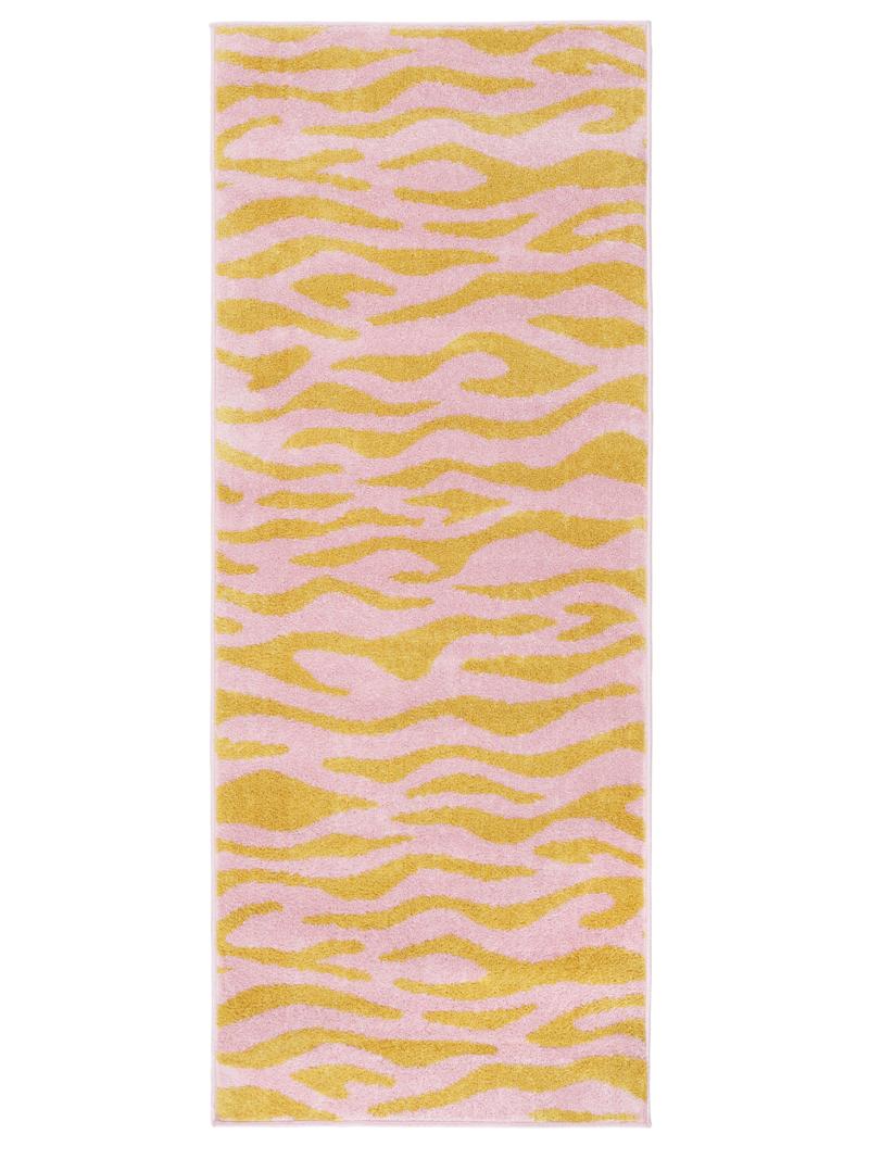 Woodcut - Geel / Roze