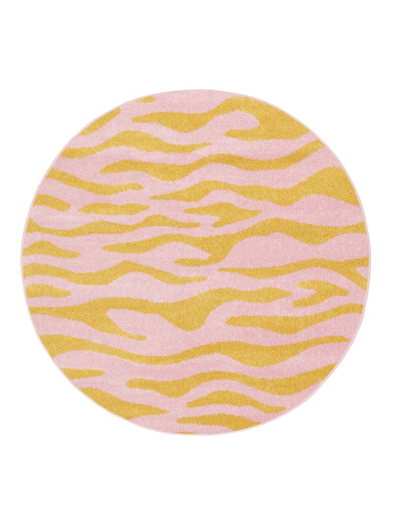 Woodcut - Geel / Roze